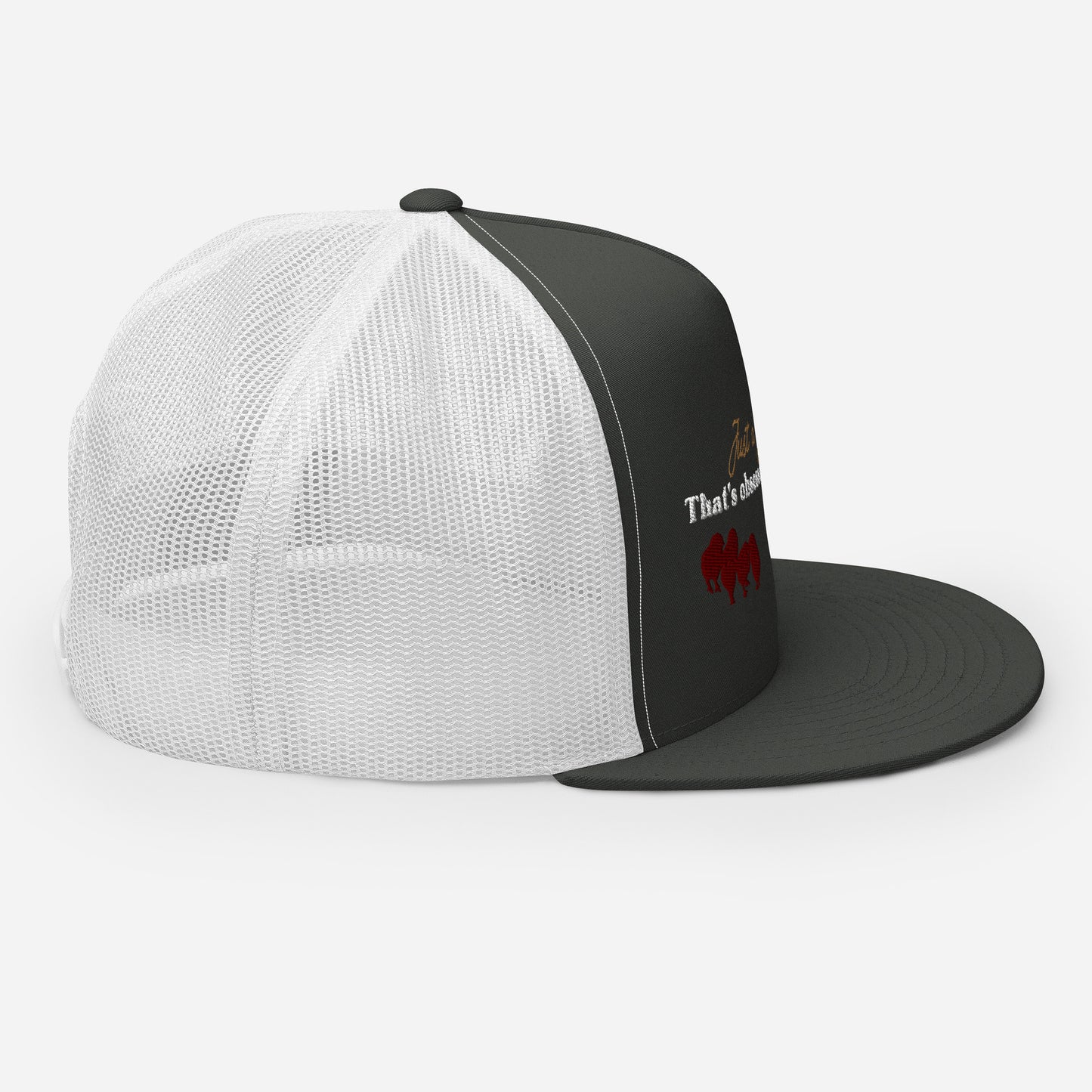 Funny Farming Hat Trucker Cap Just a Girl Obsessed with Peckers Chickens