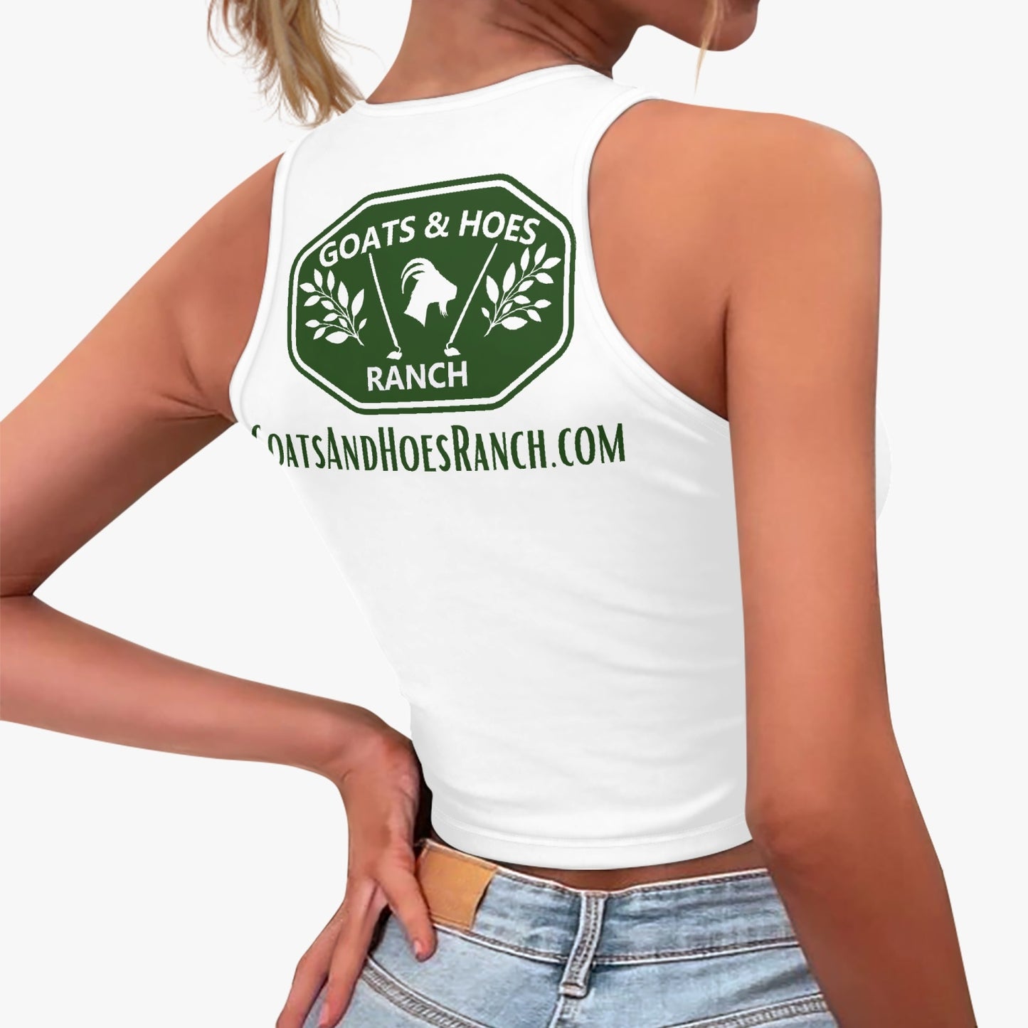 This is my Crop Top Racer Crop Top