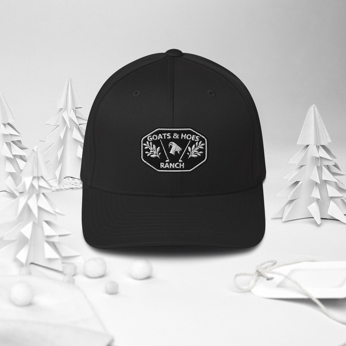 Farming Goats & Hoes Ranch Structured Twill Cap/Hat