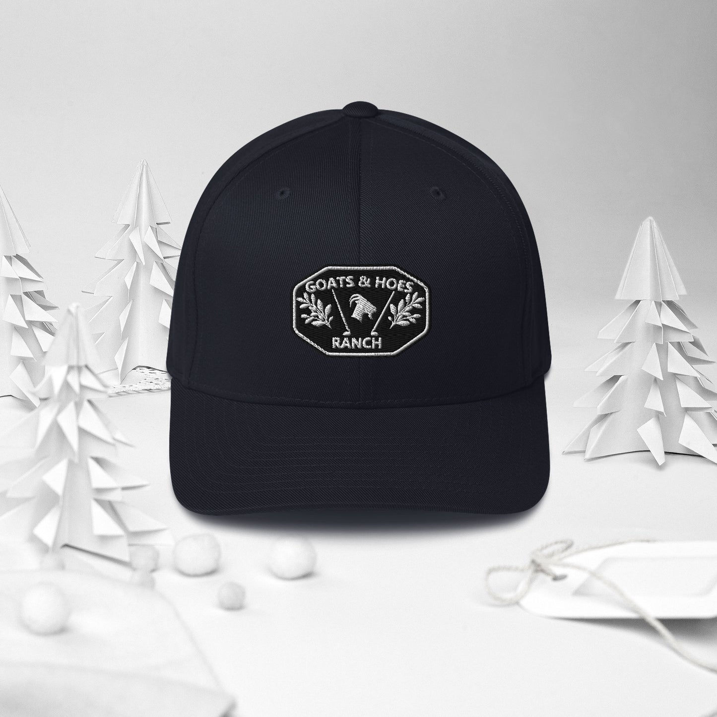 Farming Goats & Hoes Ranch Structured Twill Cap/Hat