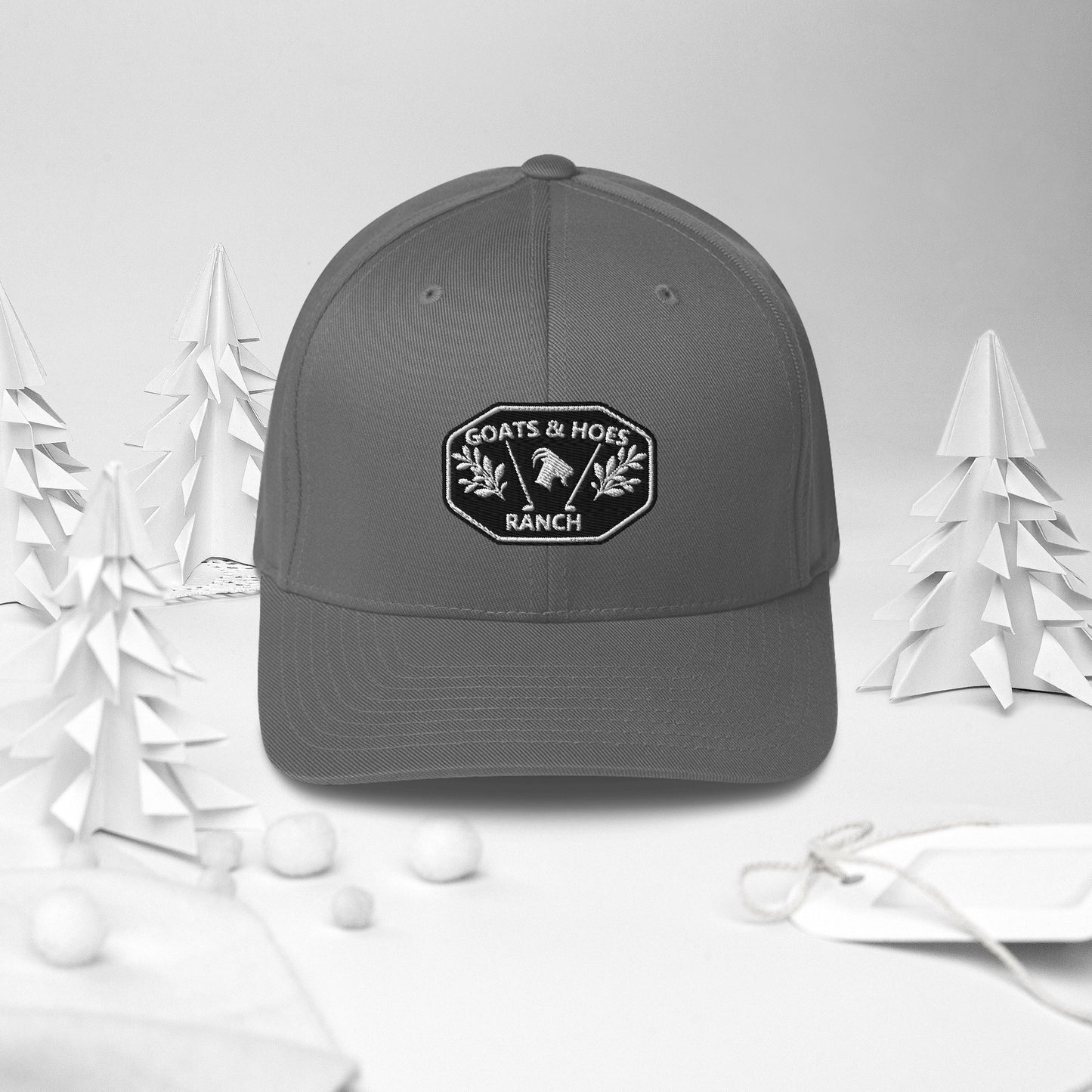 Farming Goats & Hoes Ranch Structured Twill Cap/Hat