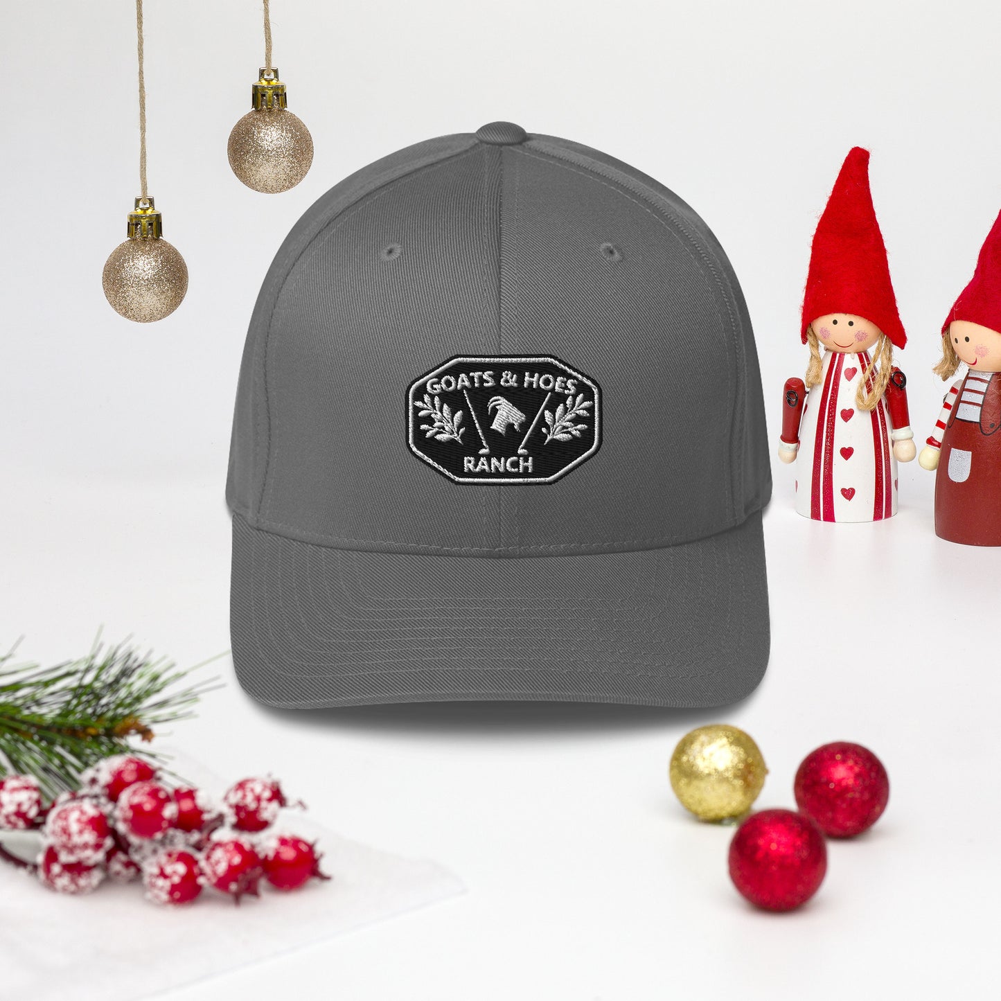 Farming Goats & Hoes Ranch Structured Twill Cap/Hat