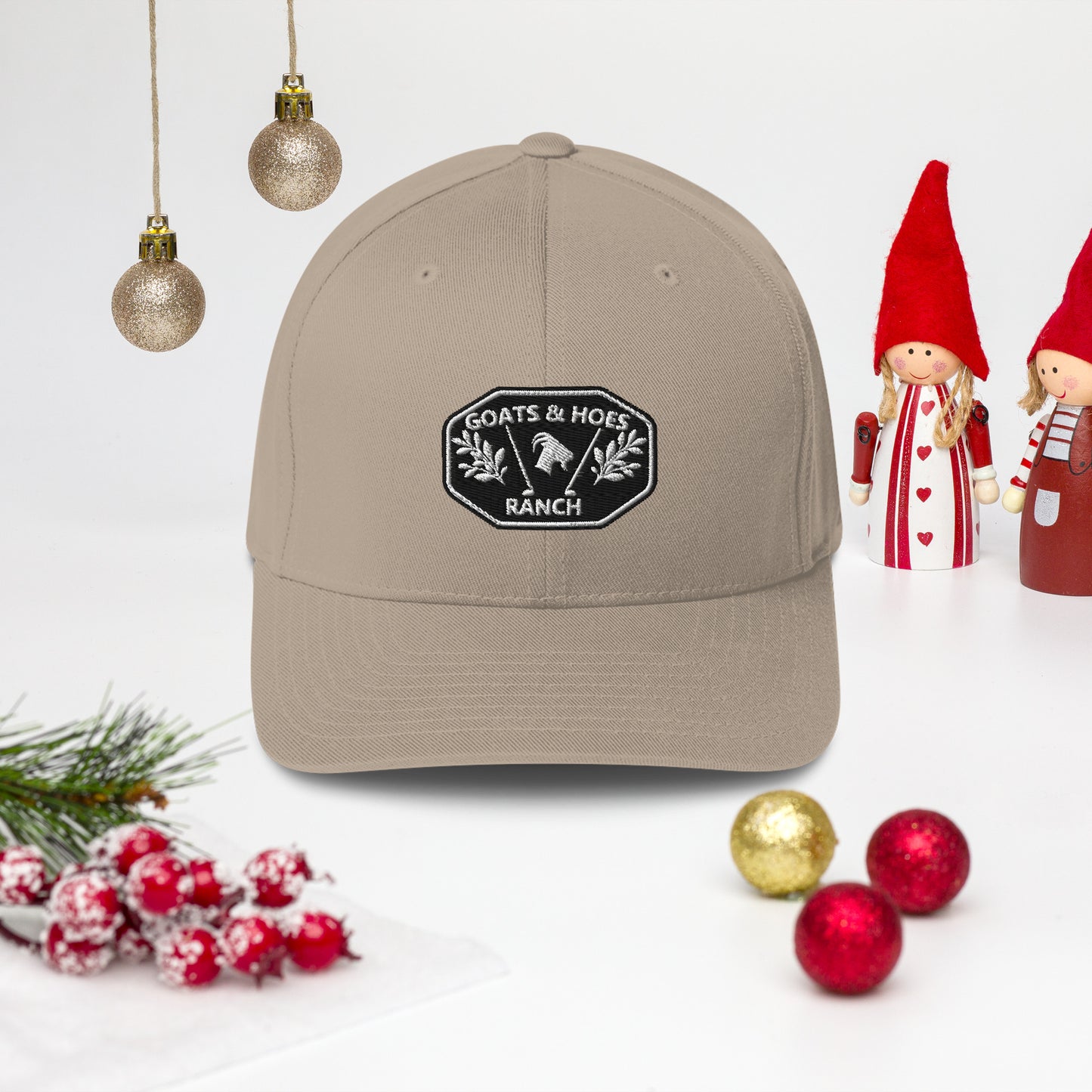 Farming Goats & Hoes Ranch Structured Twill Cap/Hat