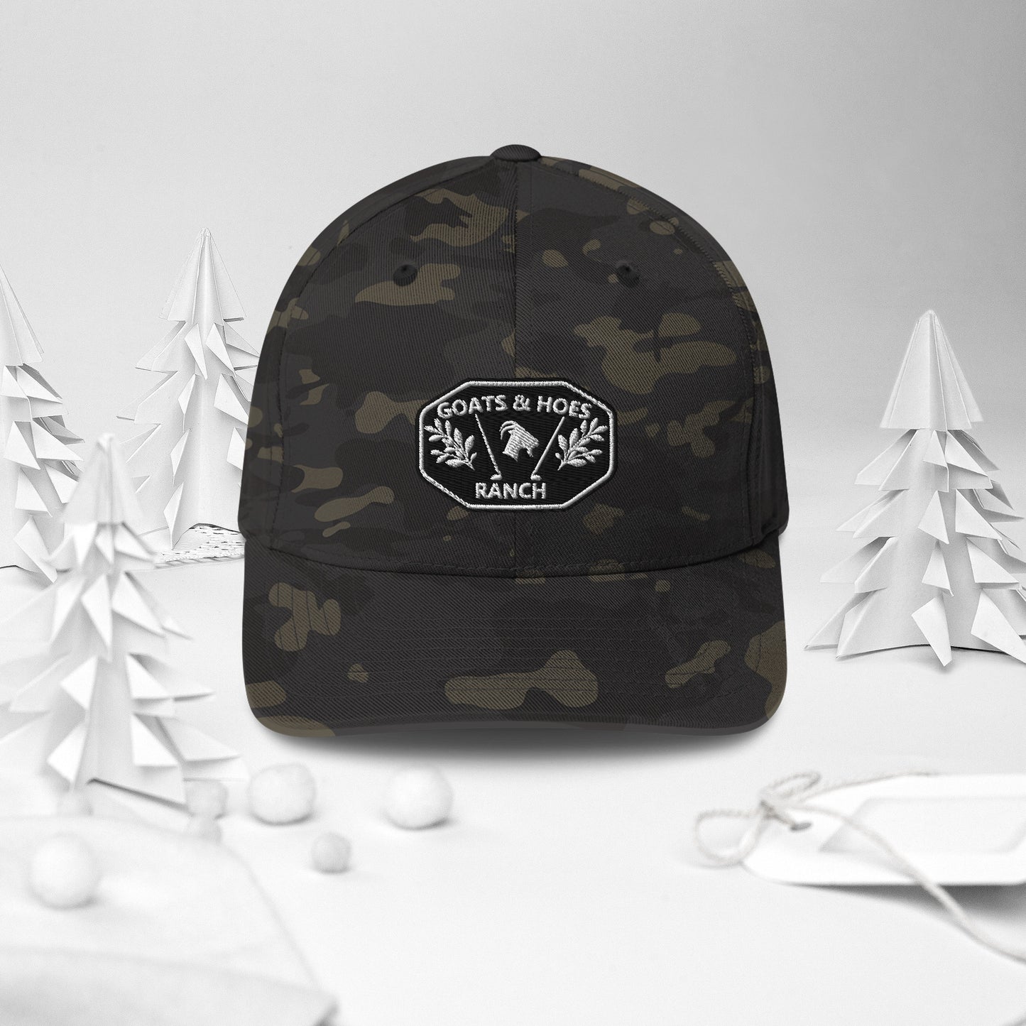 Farming Goats & Hoes Ranch Structured Twill Cap/Hat