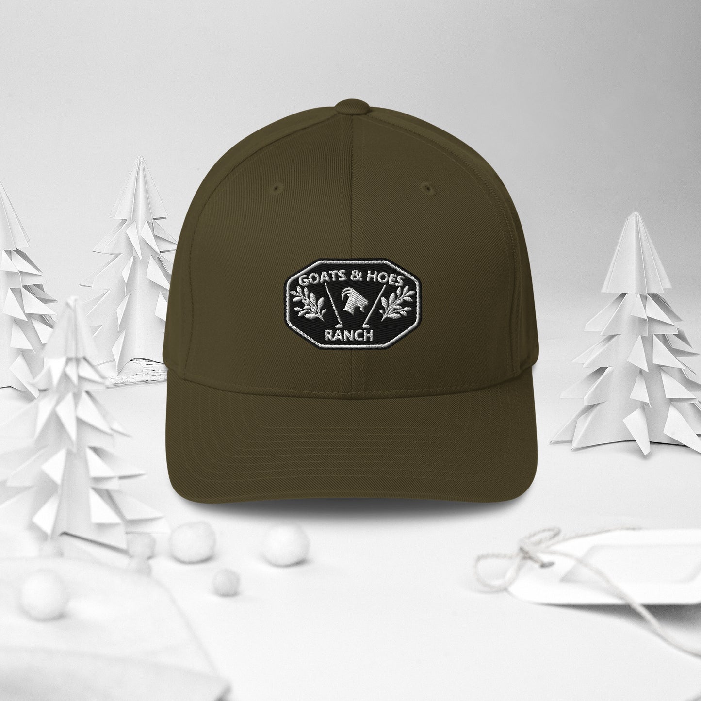 Farming Goats & Hoes Ranch Structured Twill Cap/Hat