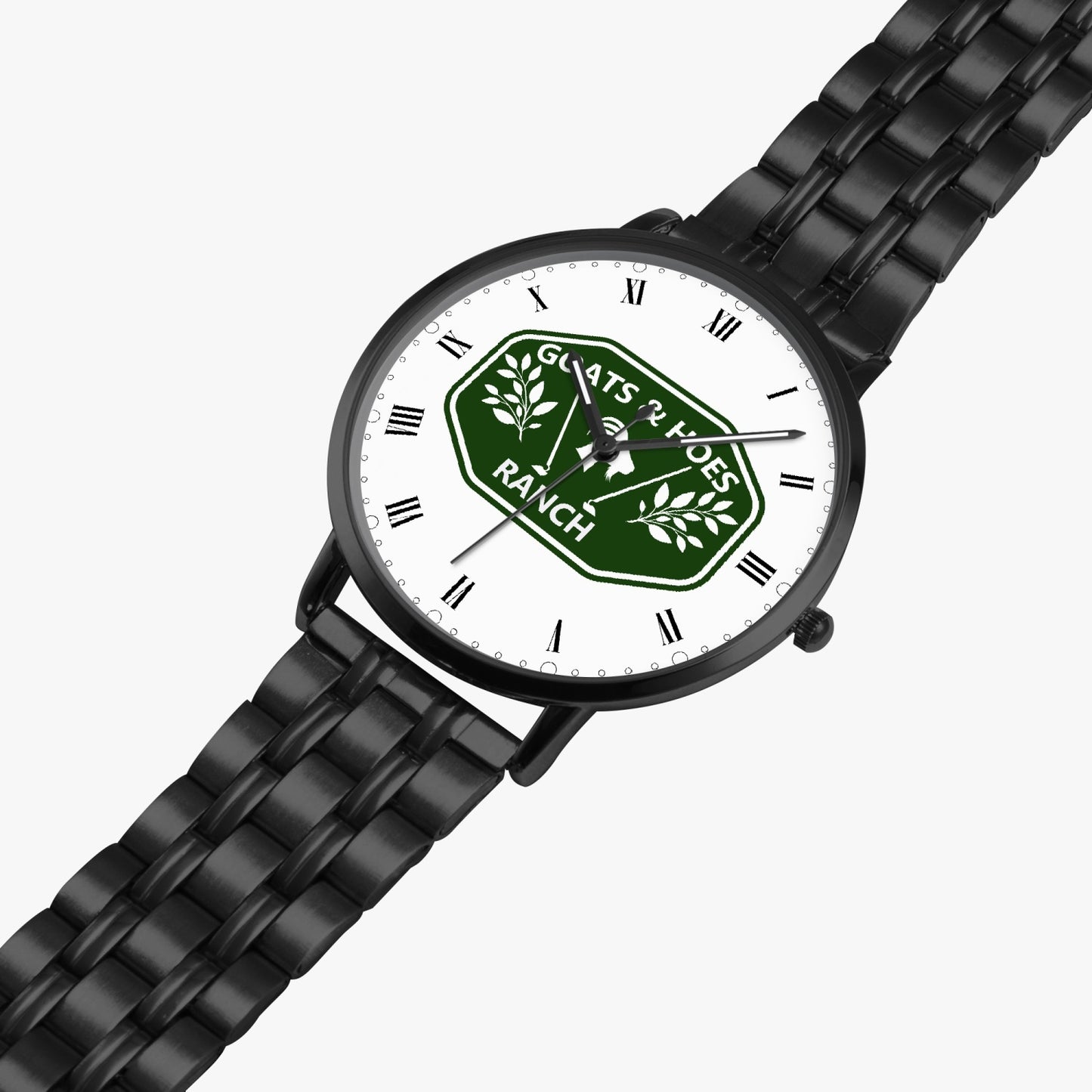 Goats and Hoes Ranch Steel Watch