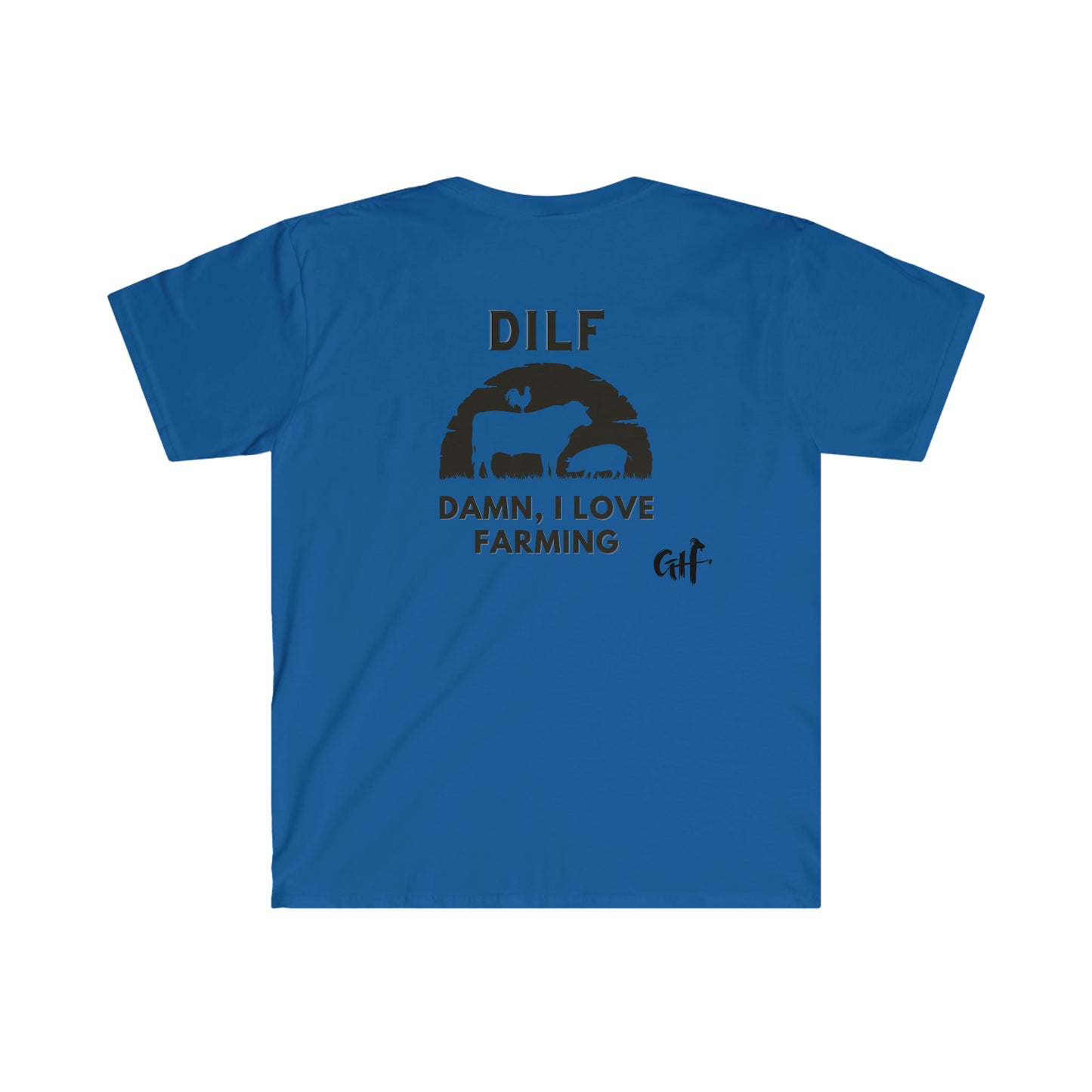 "DILF V2" One Sided Unisex Softstyle T-Shirt - Printed on Back