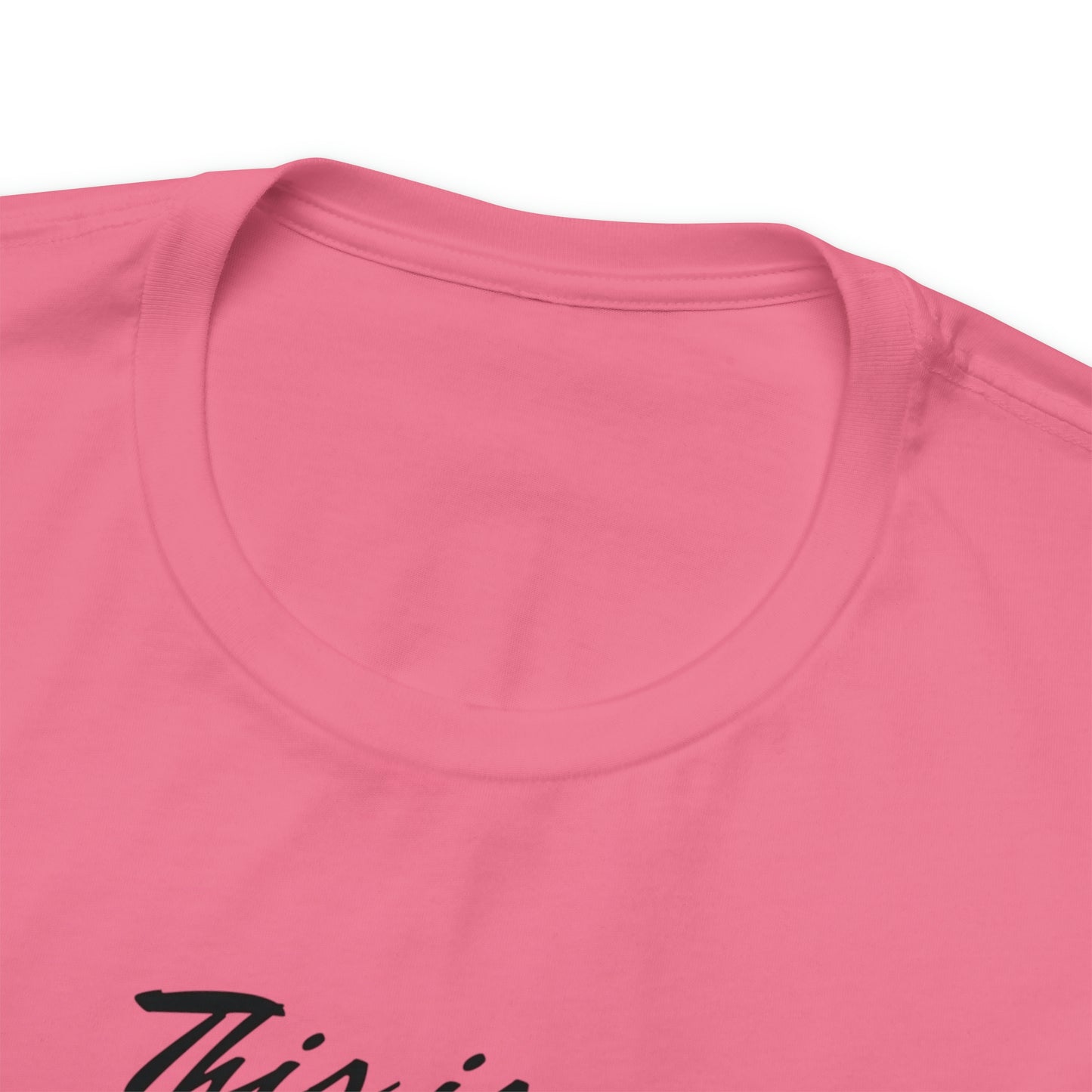 "This is my Crop Top" One Sided Unisex Jersey Short Sleeve Tee (Printed on Front)