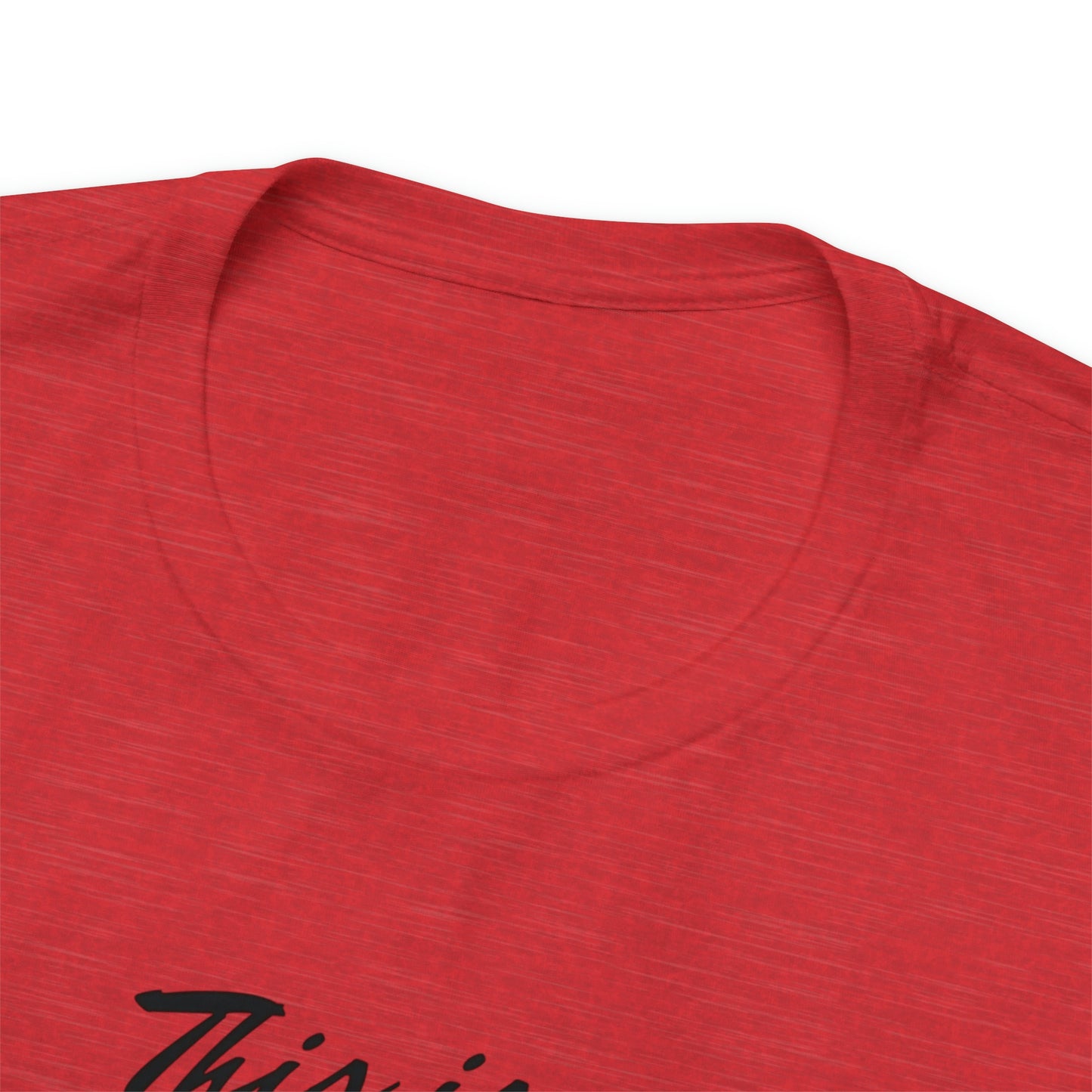 "This is my Crop Top" One Sided Unisex Jersey Short Sleeve Tee (Printed on Front)
