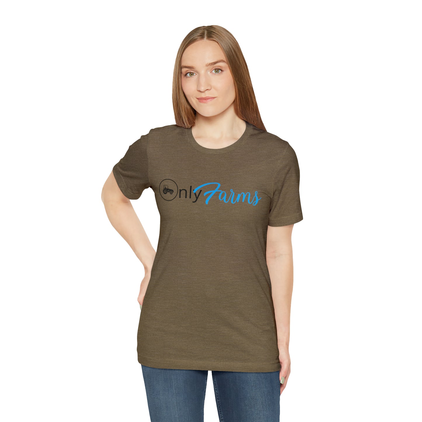OnlyFarms One Sided Unisex Jersey Short Sleeve Tee (Printed on on Front)