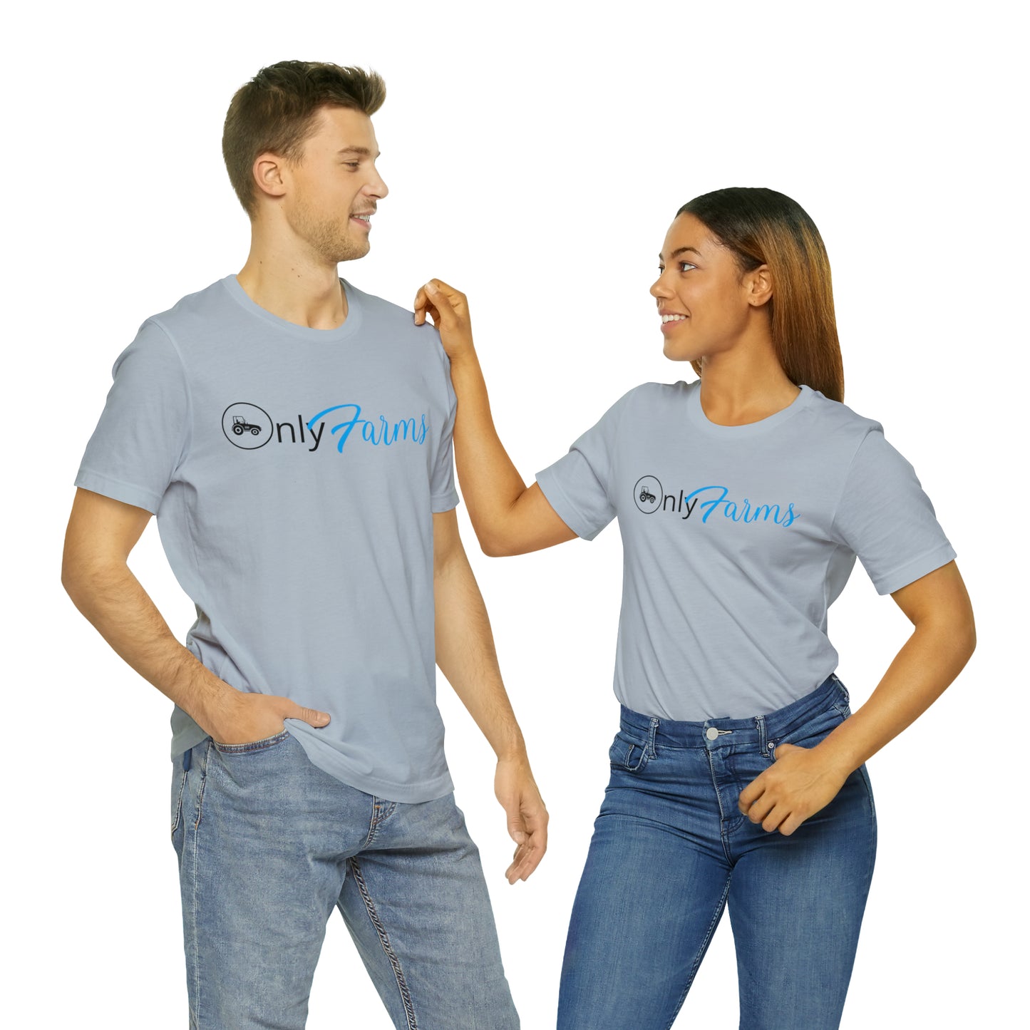OnlyFarms One Sided Unisex Jersey Short Sleeve Tee (Printed on on Front)