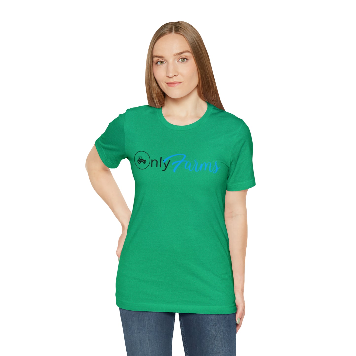OnlyFarms One Sided Unisex Jersey Short Sleeve Tee (Printed on on Front)