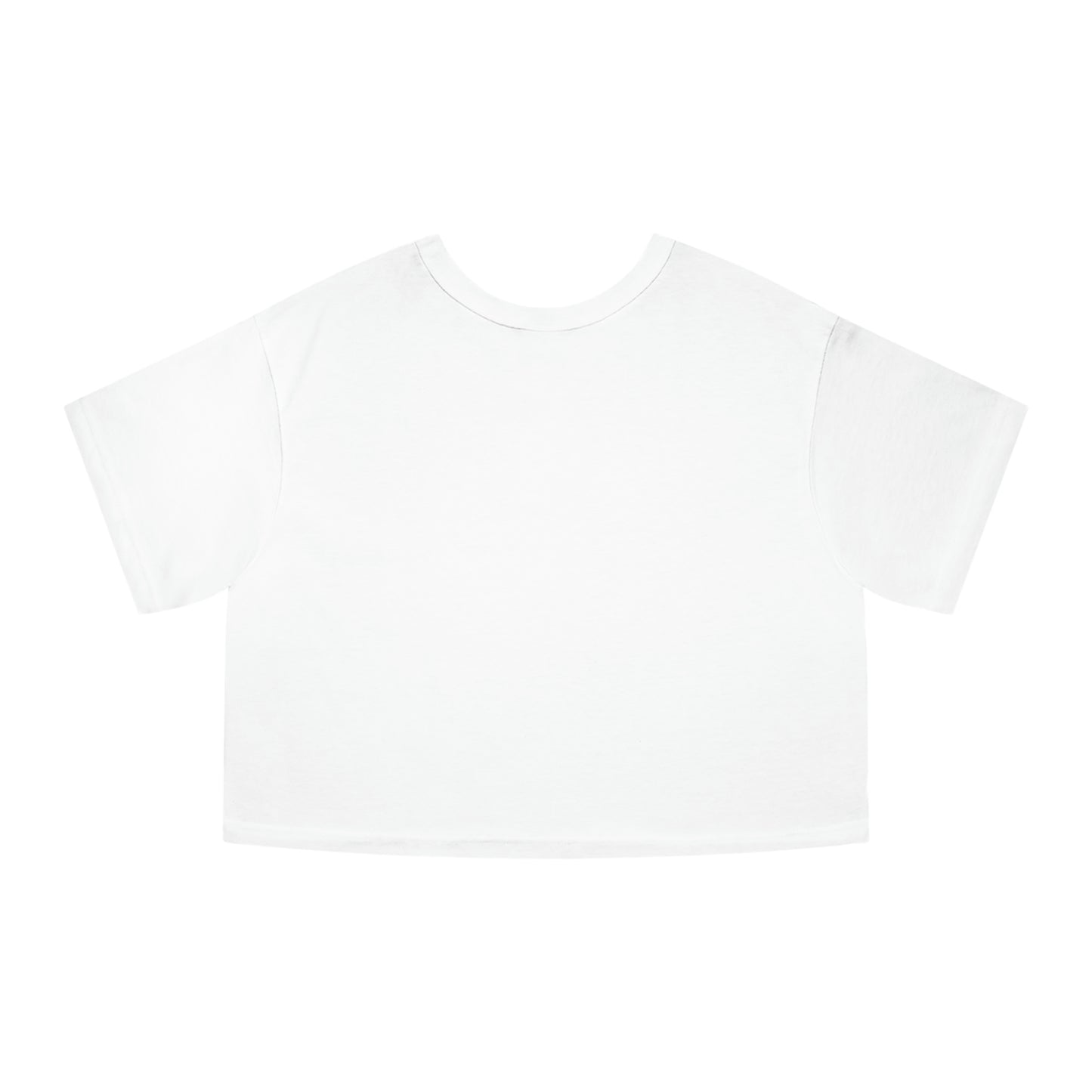 "Crop Top" One Sided Champion Women's Heritage Cropped T-Shirt (Printed on Front)