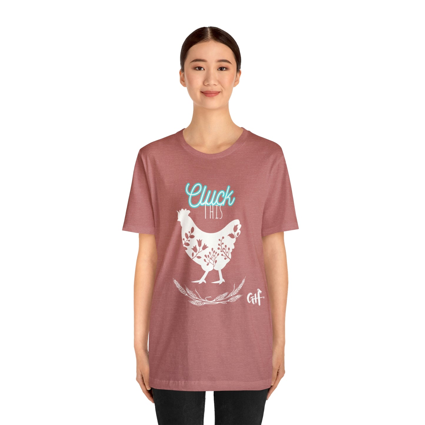 "Cluck This" One Sided Unisex Jersey Short Sleeve Tee - Printed on Front