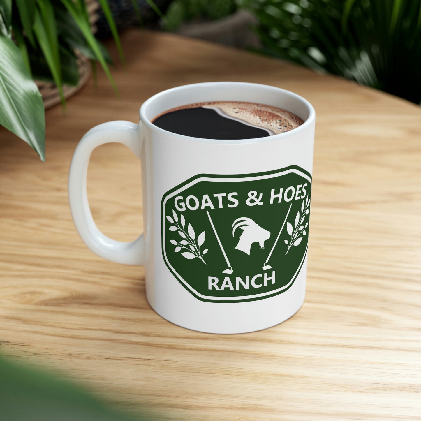 "Hoeing Ain't Easy" Ceramic Mug 11oz