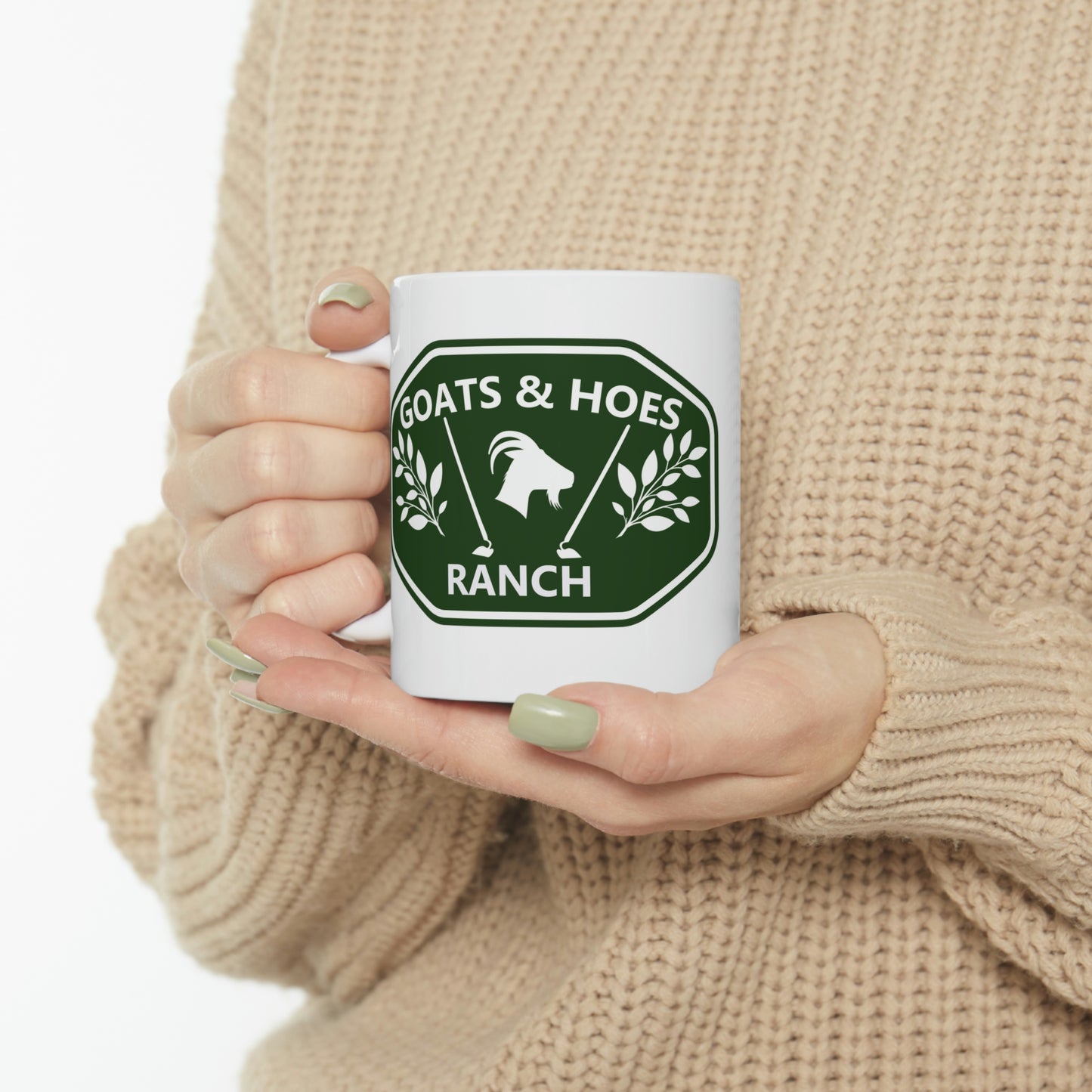 "Hoeing Ain't Easy" Ceramic Mug 11oz