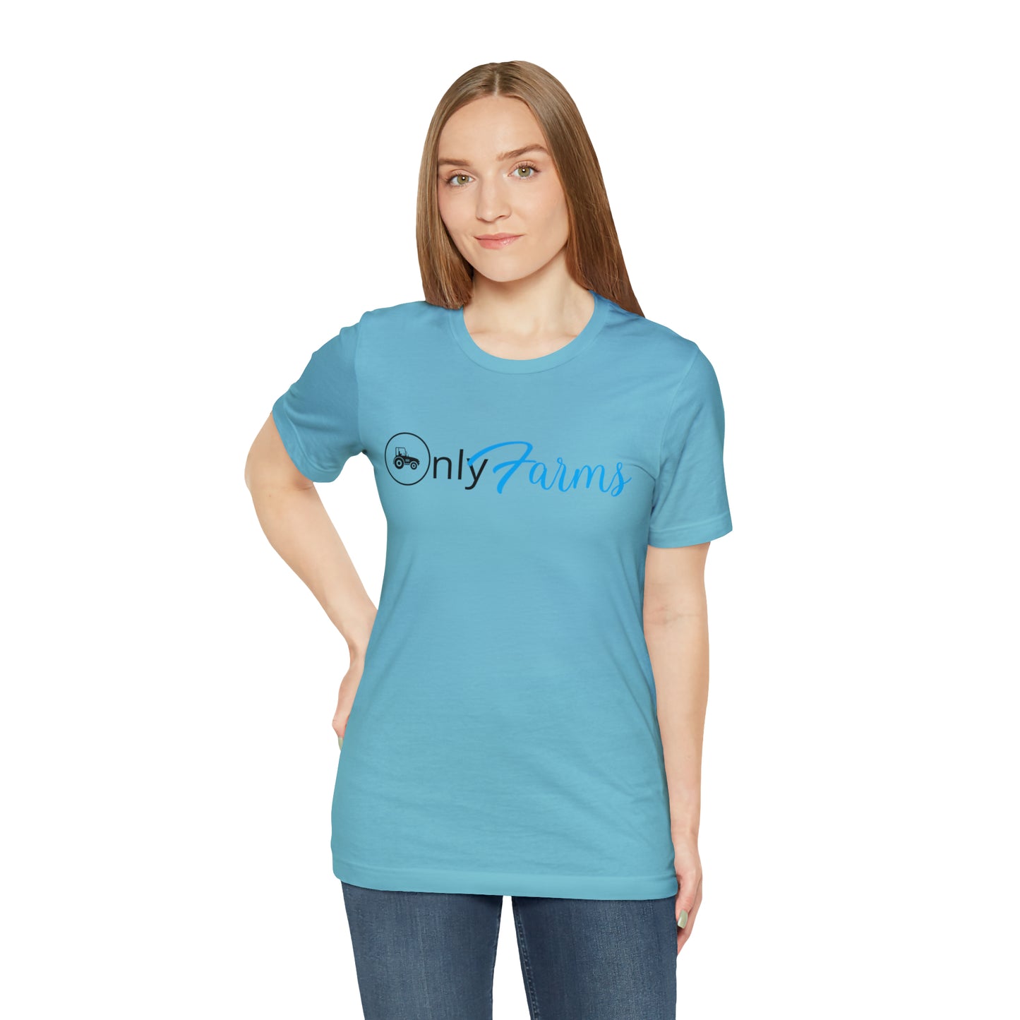 OnlyFarms One Sided Unisex Jersey Short Sleeve Tee (Printed on on Front)