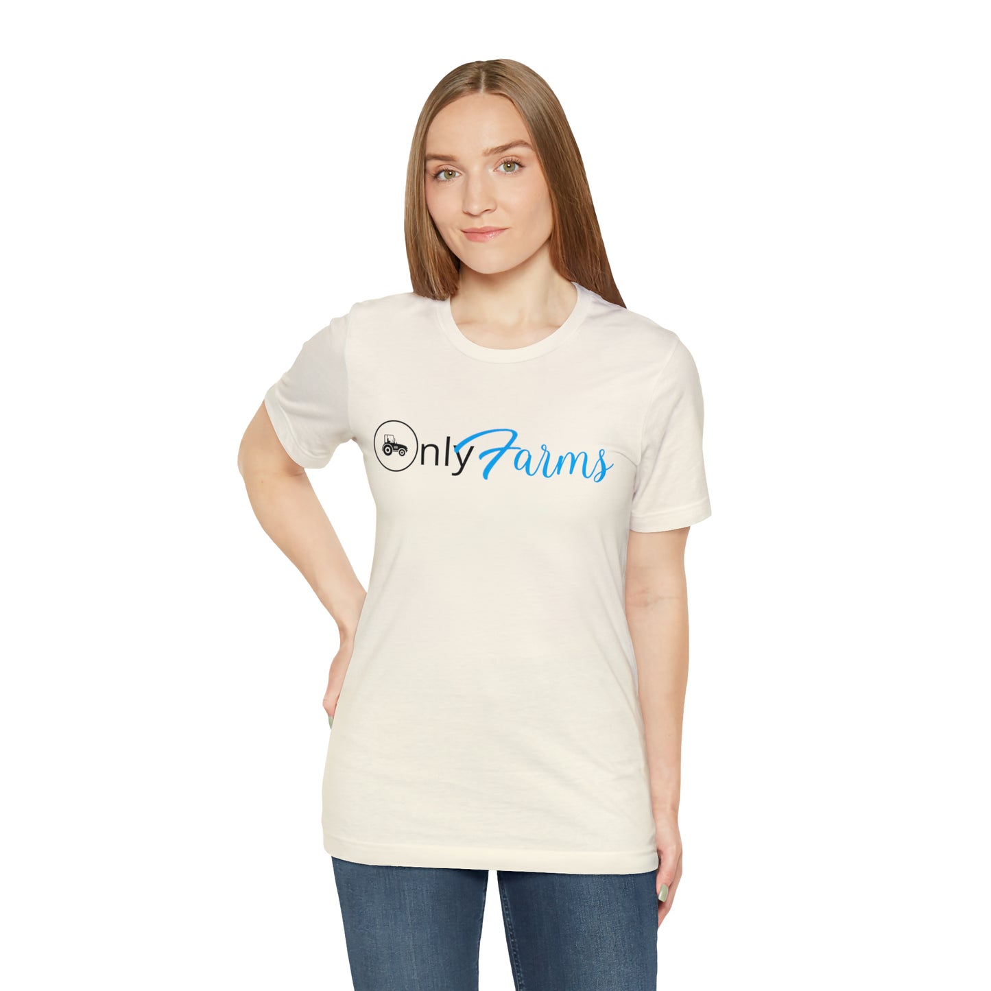 OnlyFarms One Sided Unisex Jersey Short Sleeve Tee (Printed on on Front)