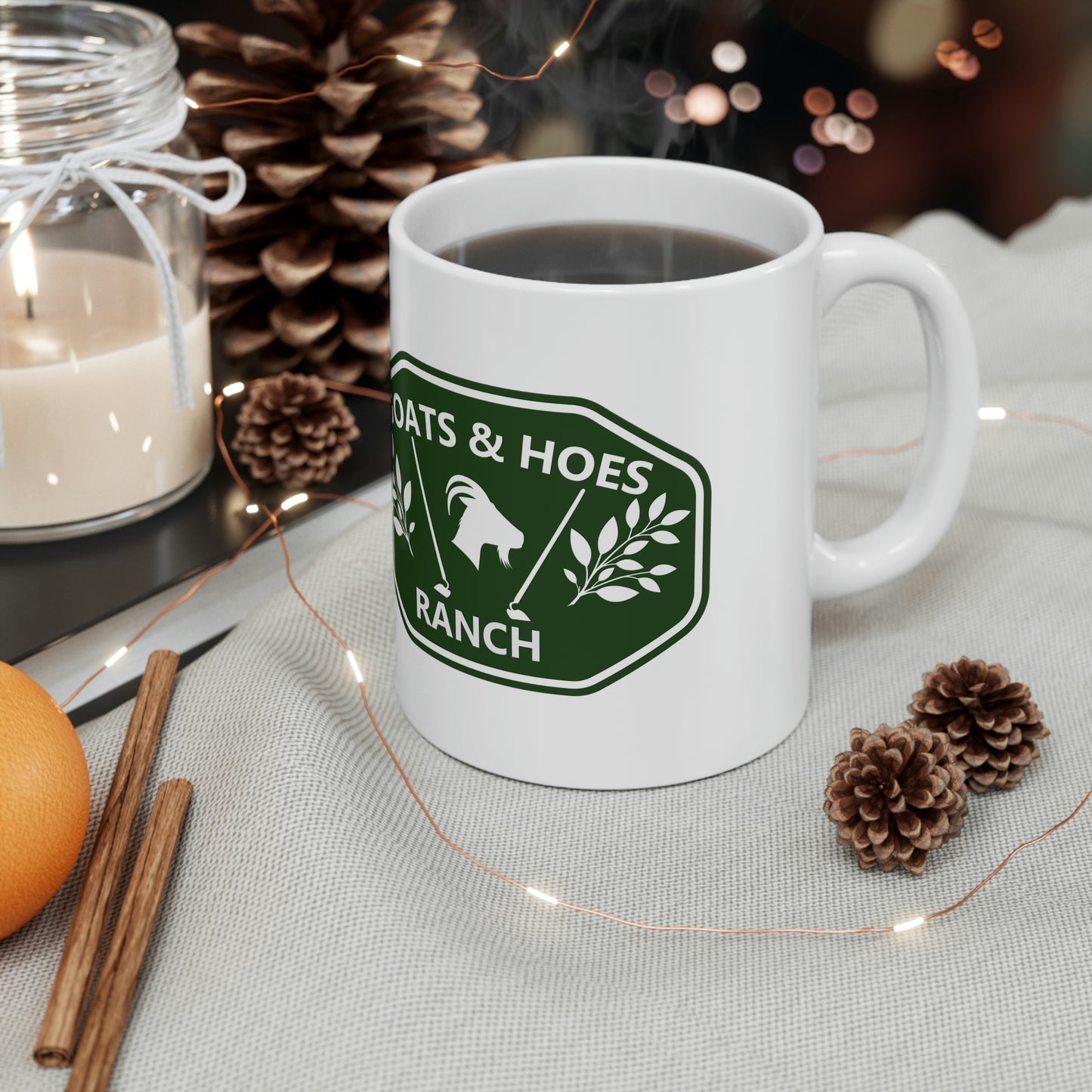 "Goats & Hoes Nice Cock" Ceramic Mug 11oz