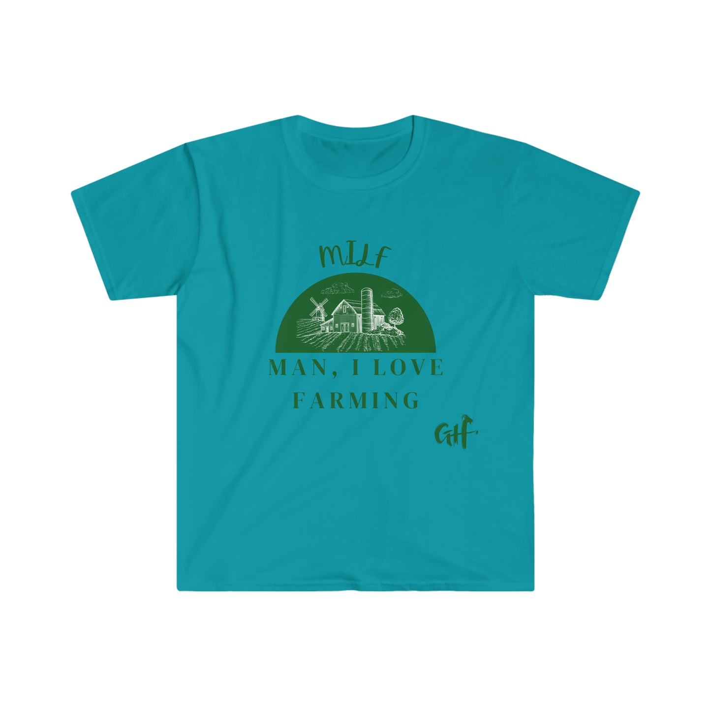"MILF" One Sided Unisex Softstyle T-Shirt- Printed on Front