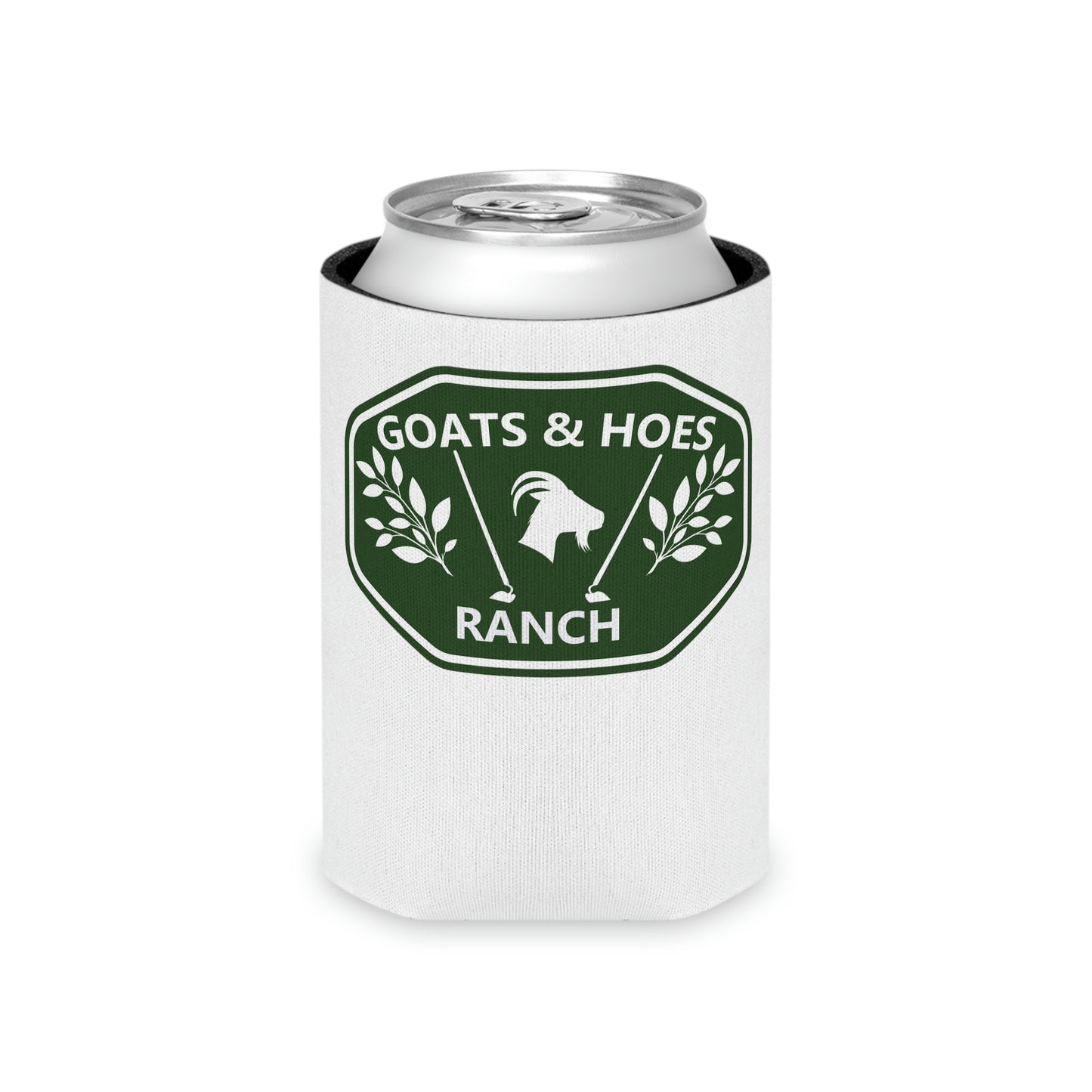 "Goats & Hoes Nice Cock" Can Cooler