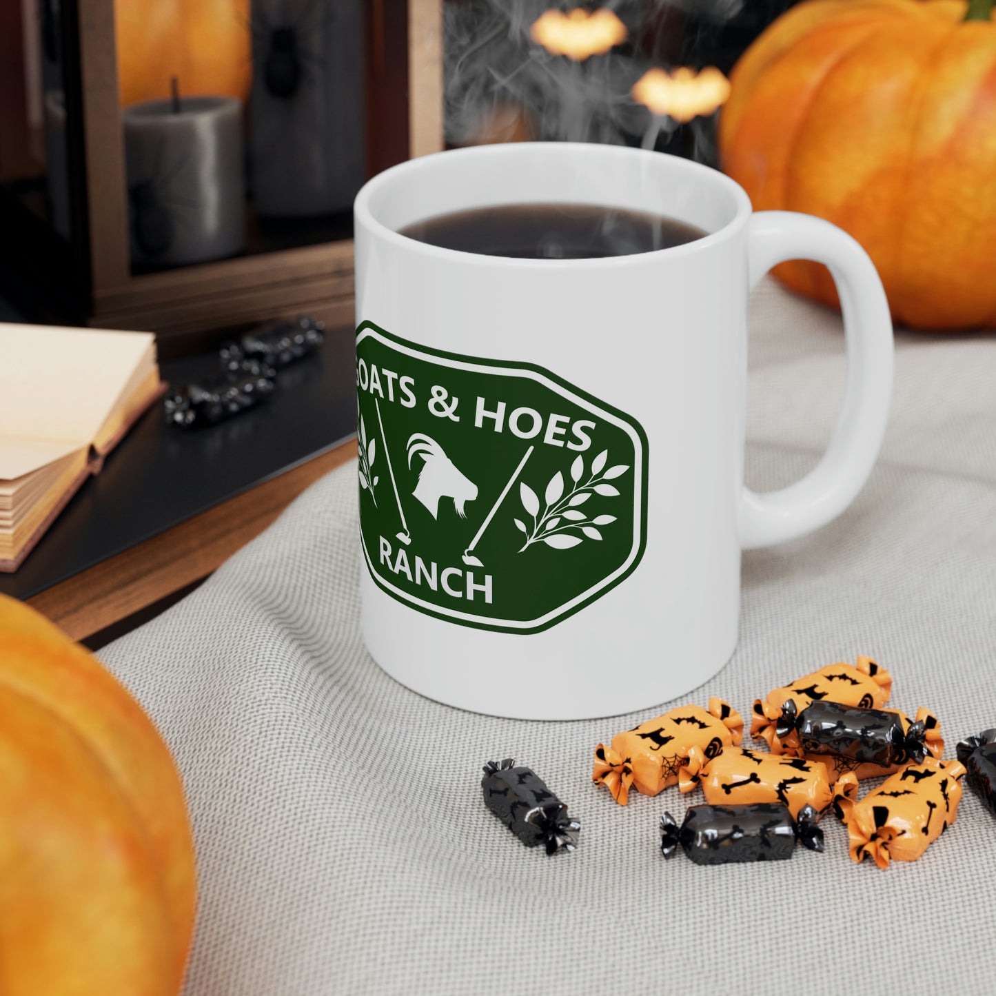 "Goats & Hoes Nice Cock" Ceramic Mug 11oz
