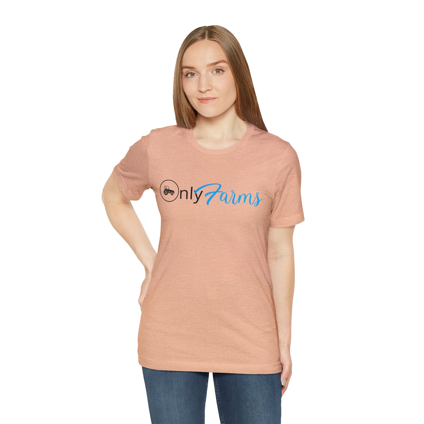OnlyFarms One Sided Unisex Jersey Short Sleeve Tee (Printed on on Front)