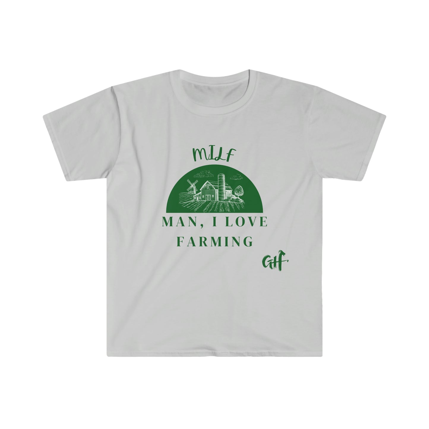 "MILF" One Sided Unisex Softstyle T-Shirt- Printed on Front