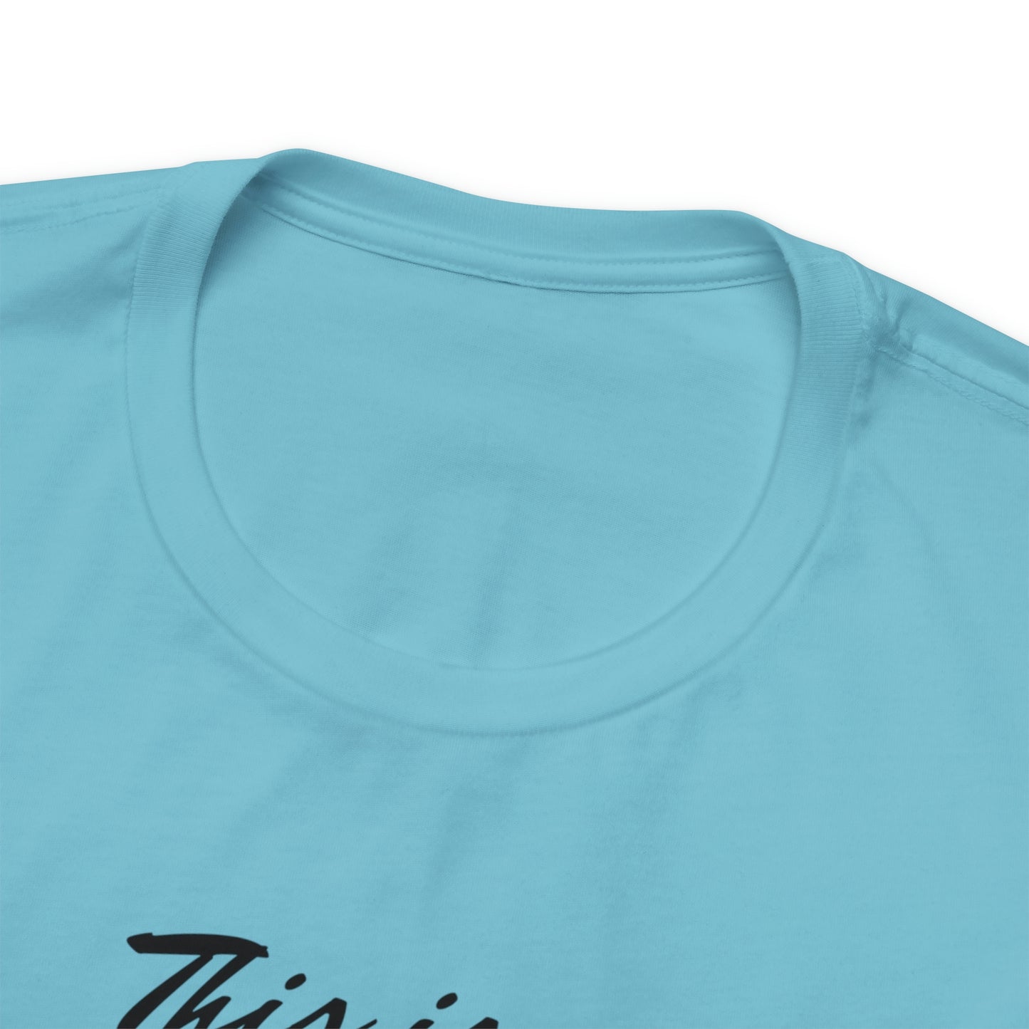 "This is my Crop Top" One Sided Unisex Jersey Short Sleeve Tee (Printed on Front)