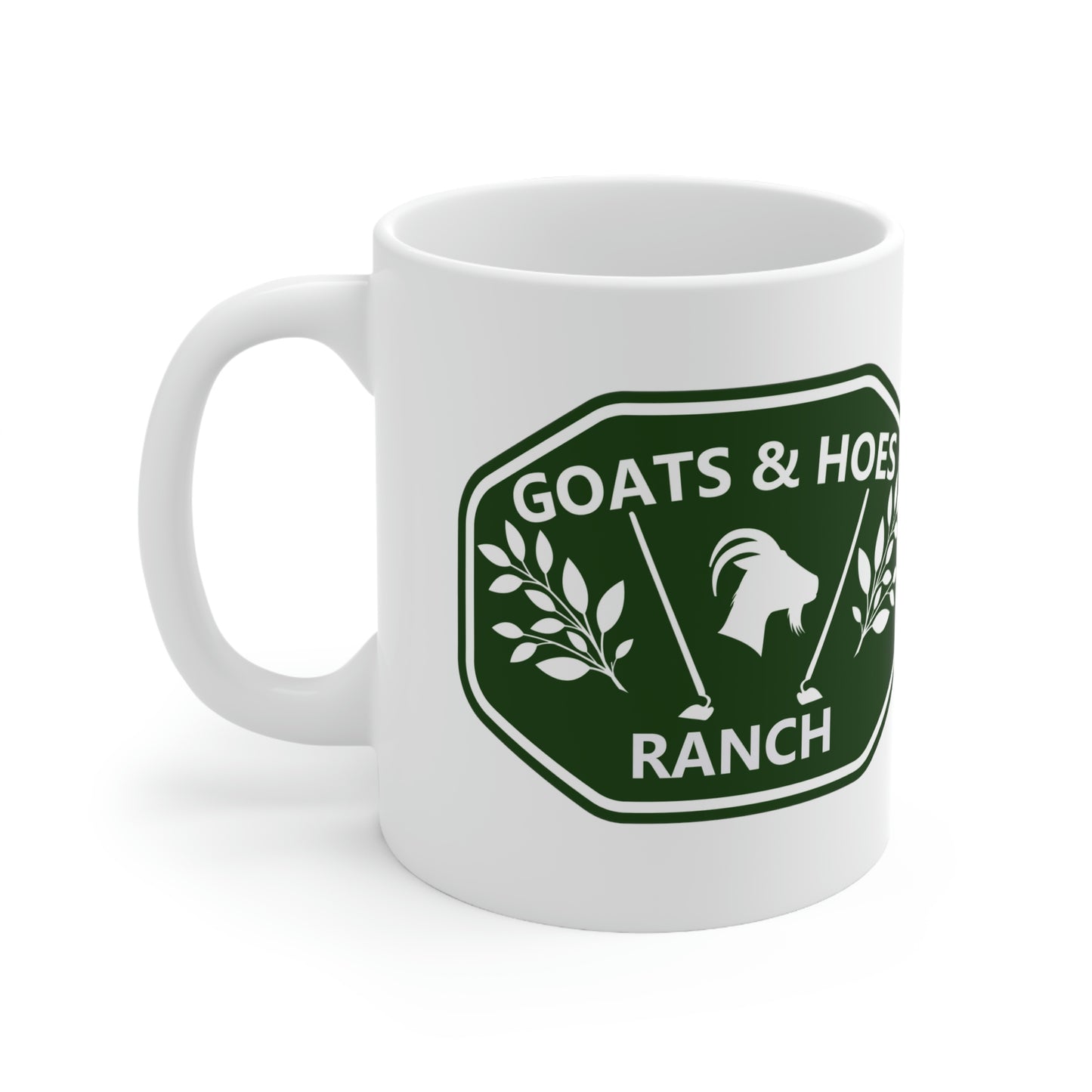 "Hoeing Ain't Easy" Ceramic Mug 11oz