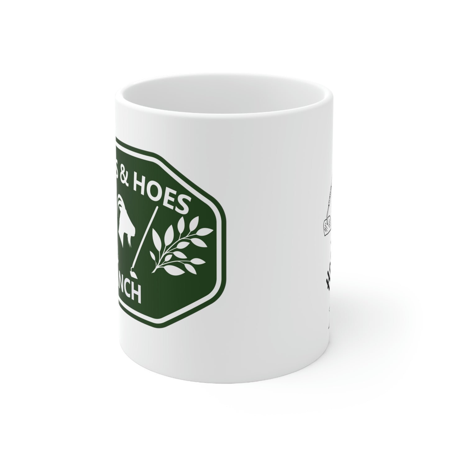 "Hoeing Ain't Easy" Ceramic Mug 11oz