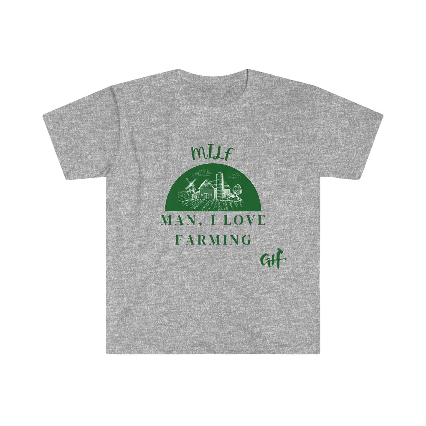 "MILF" One Sided Unisex Softstyle T-Shirt- Printed on Front