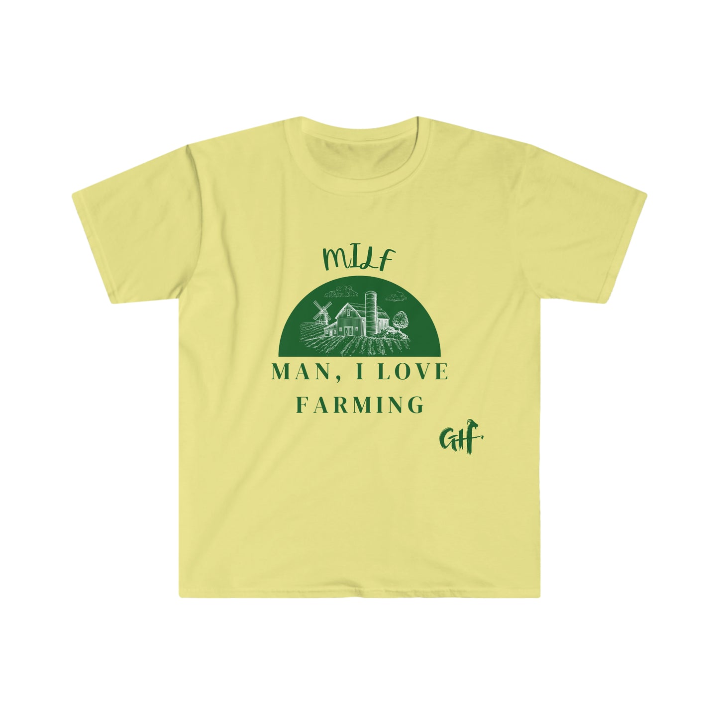 "MILF" One Sided Unisex Softstyle T-Shirt- Printed on Front