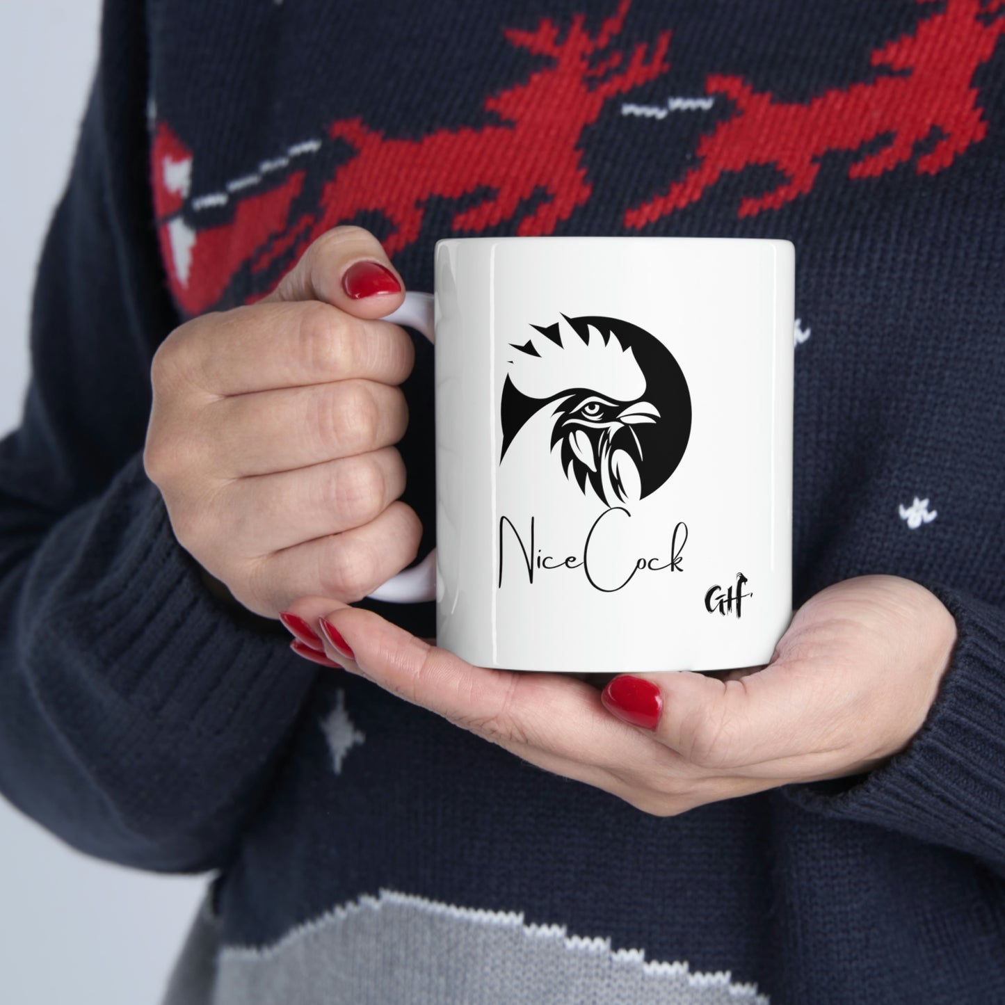 "Goats & Hoes Nice Cock" Ceramic Mug 11oz