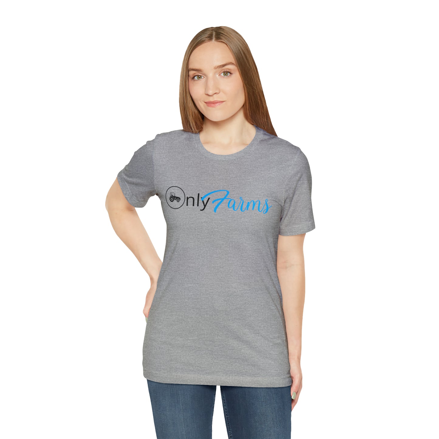 OnlyFarms One Sided Unisex Jersey Short Sleeve Tee (Printed on on Front)