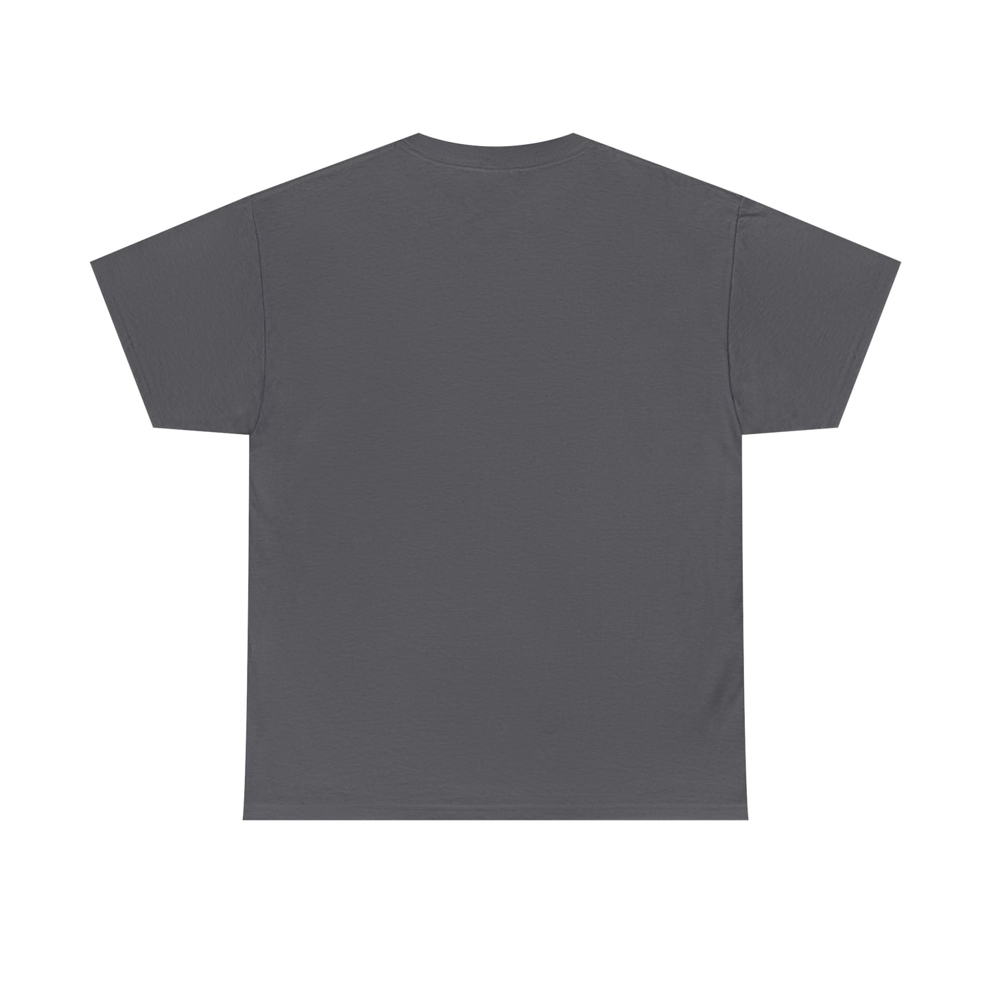"Dog, Horse, 3 People" One Sided Unisex Heavy Cotton Tee (Printed on Front)