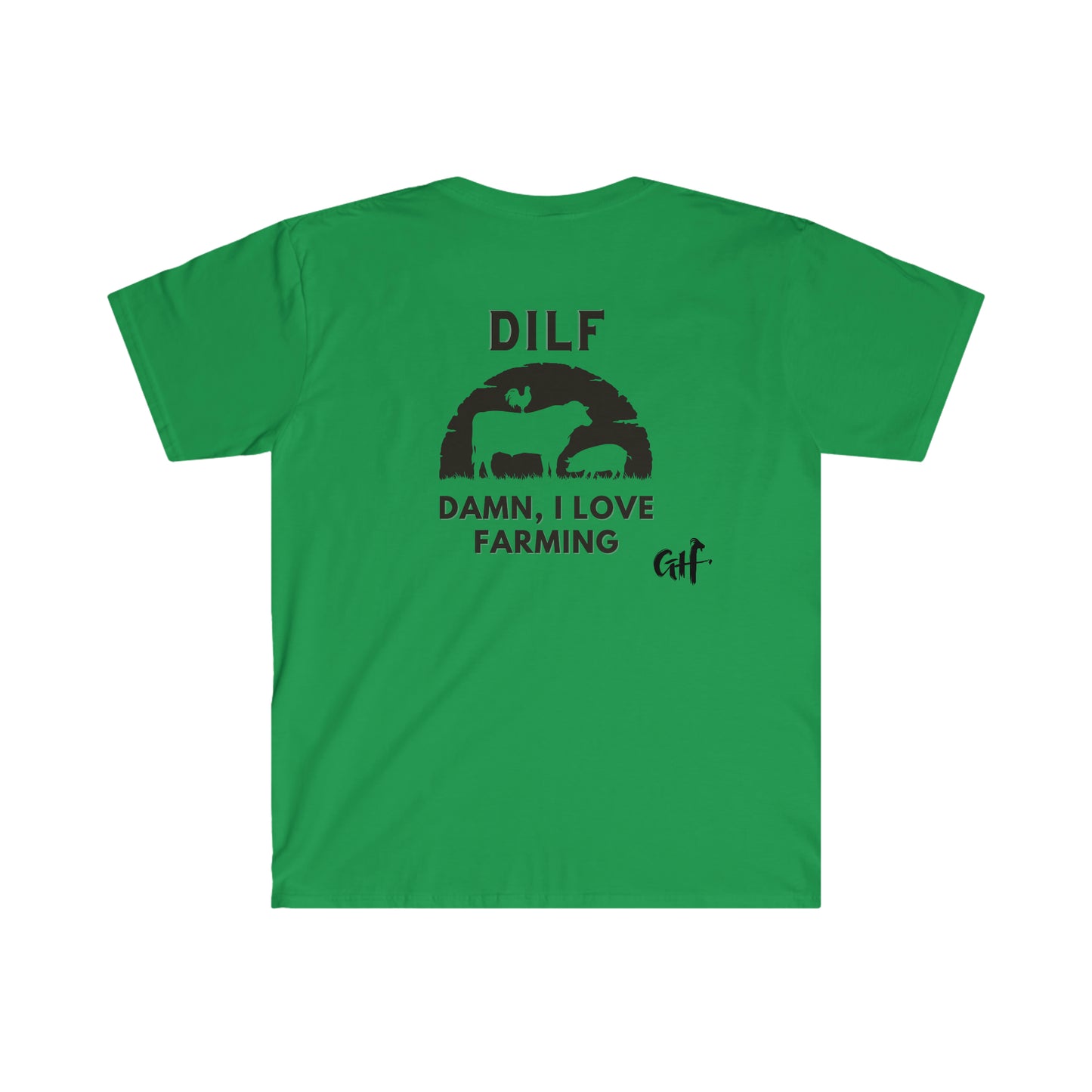 "DILF V2" One Sided Unisex Softstyle T-Shirt - Printed on Back