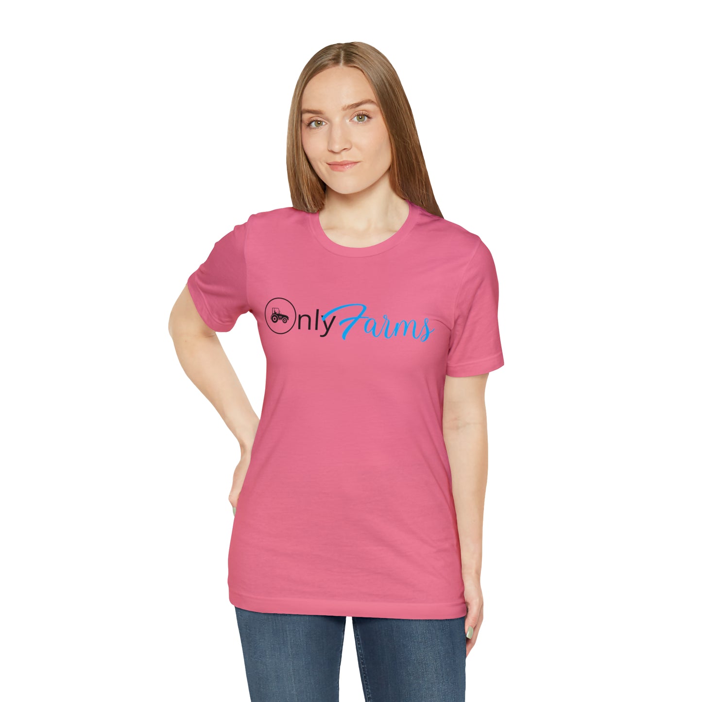OnlyFarms One Sided Unisex Jersey Short Sleeve Tee (Printed on on Front)