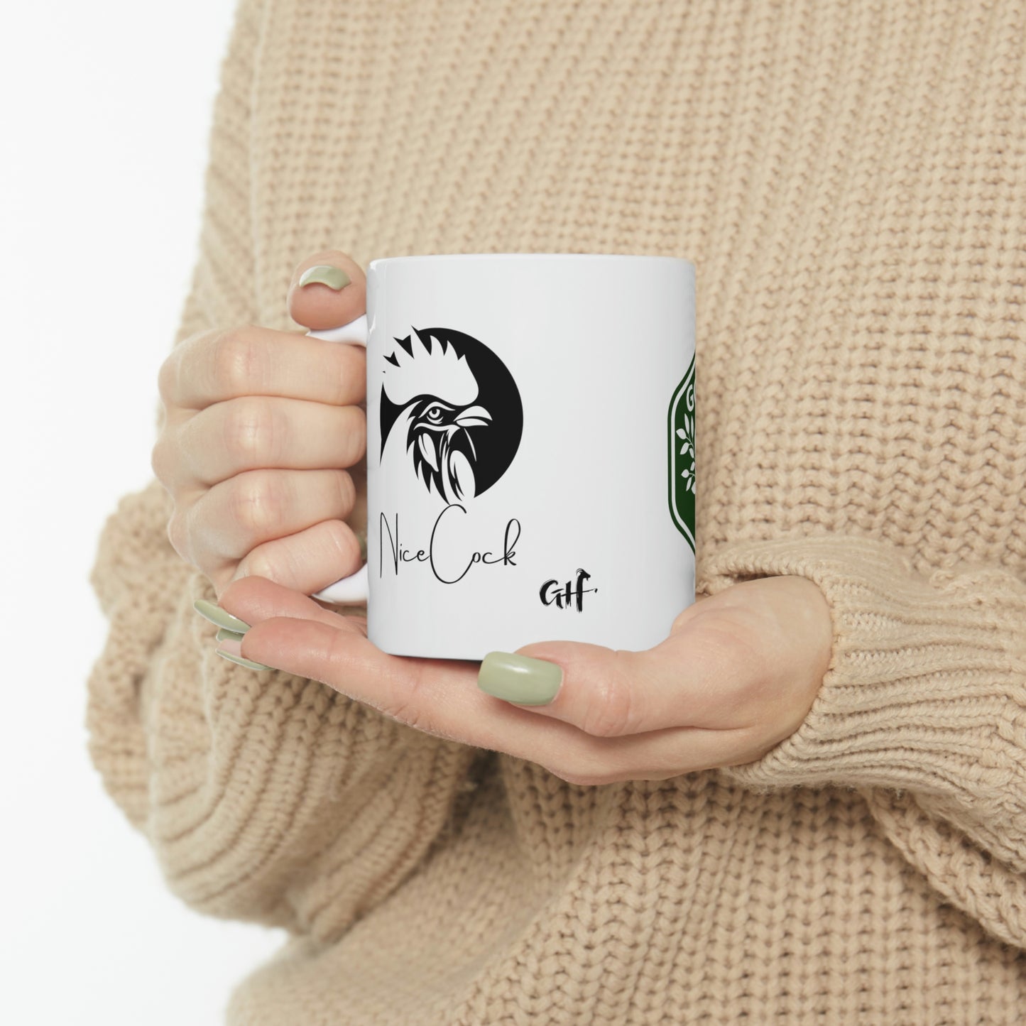 "Goats & Hoes Nice Cock" Ceramic Mug 11oz