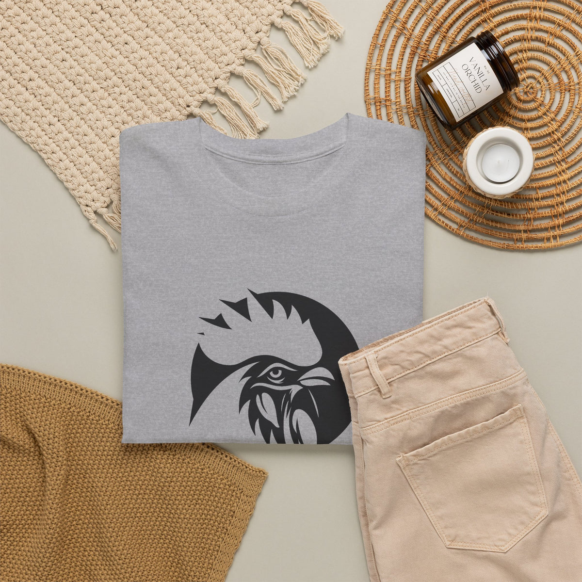 Nice Cock Rooster Graphic T-Shirt