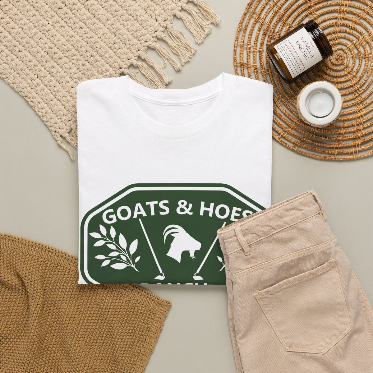 Goats & Hoes Ranch Tee — Funny Farm Animal Shirt