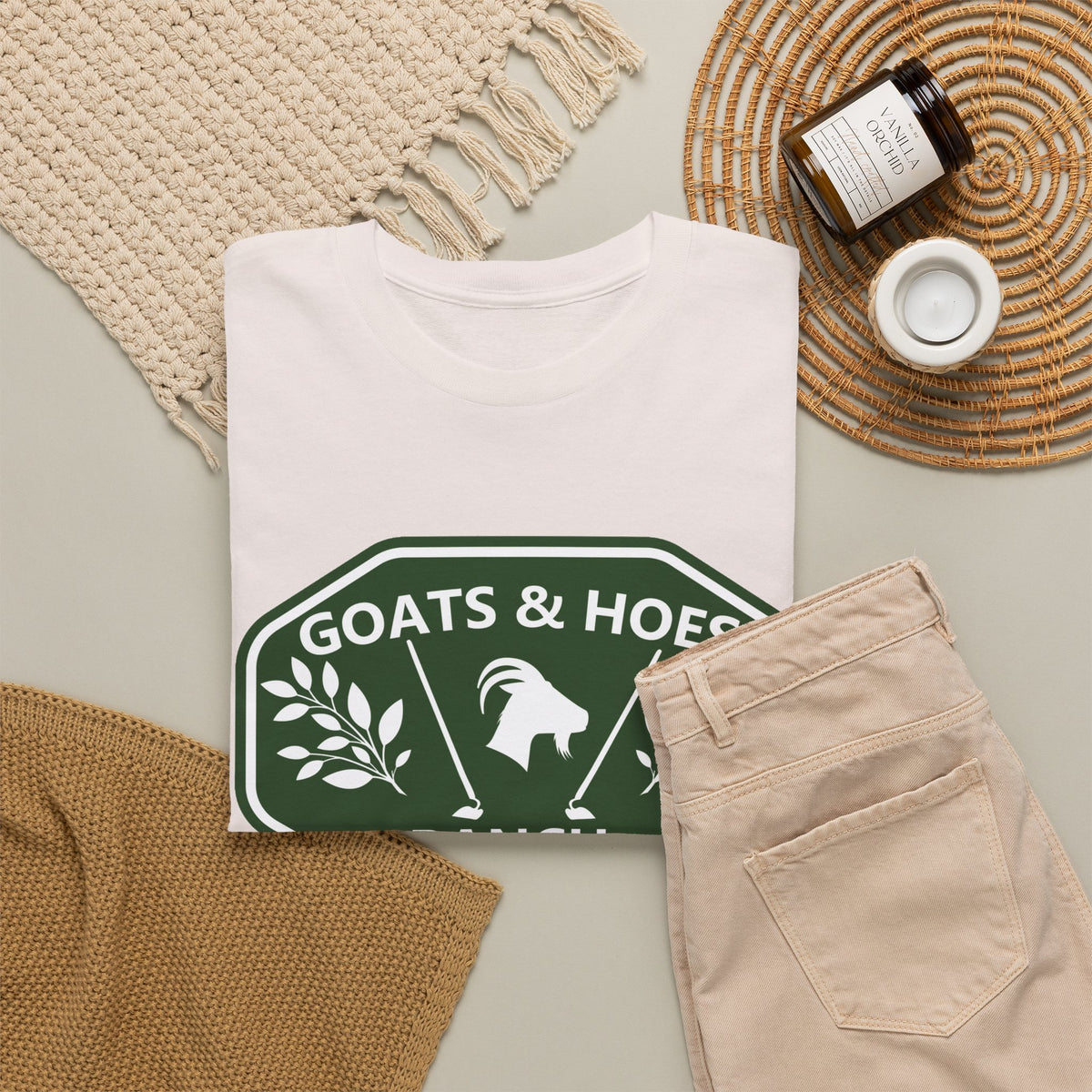 Goats & Hoes Ranch Tee — Funny Farm Animal Shirt