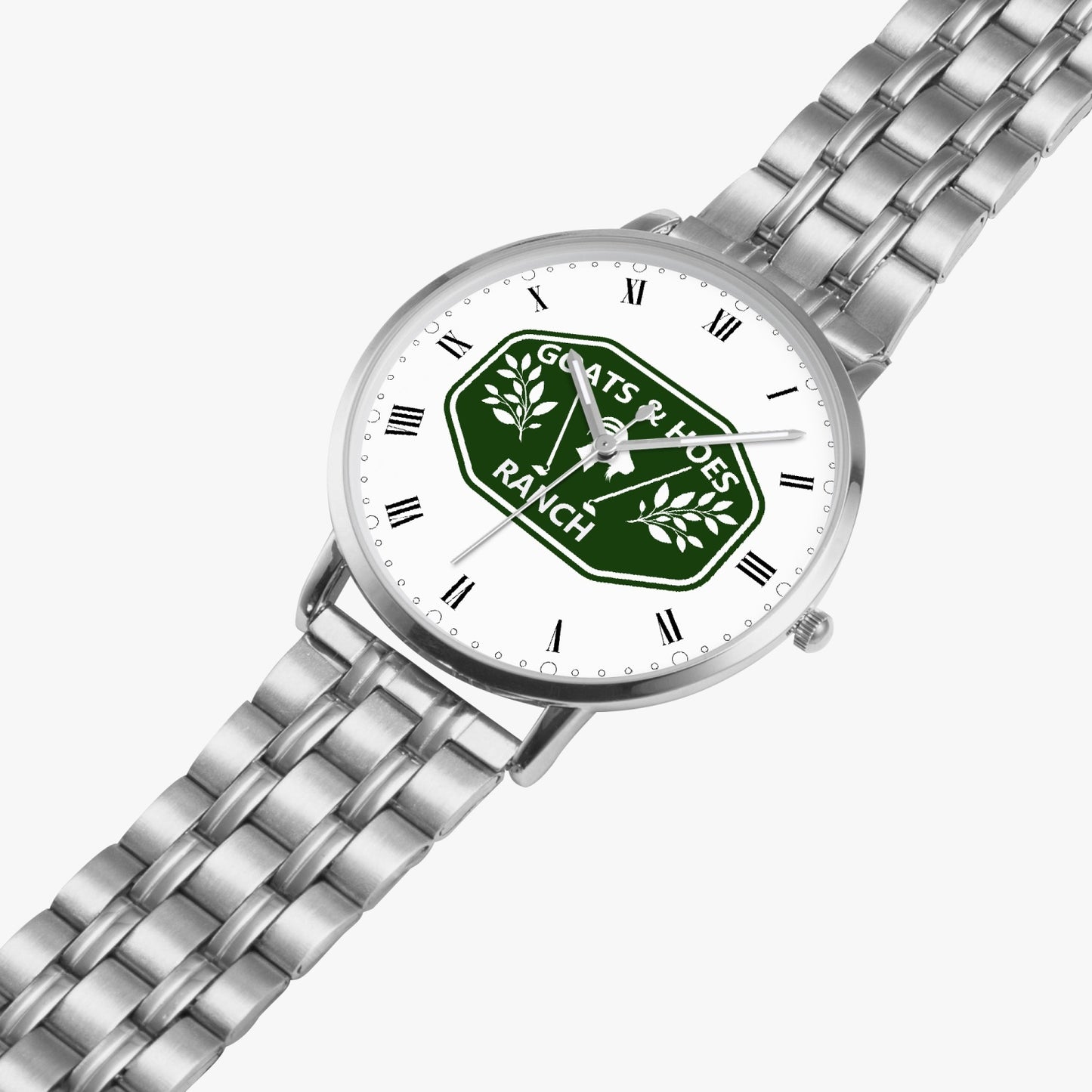 Goats and Hoes Ranch Steel Watch