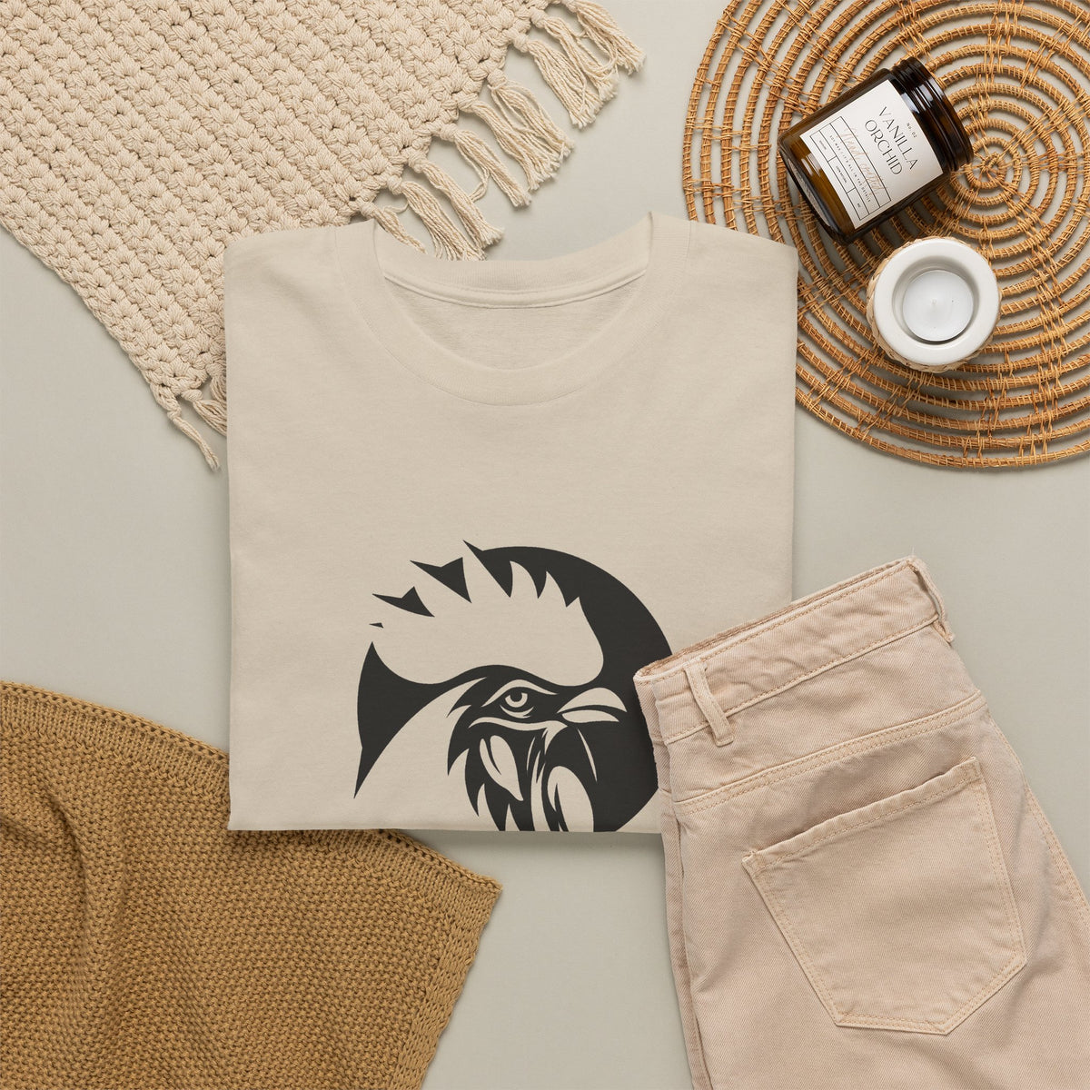 Nice Cock Rooster Graphic T-Shirt