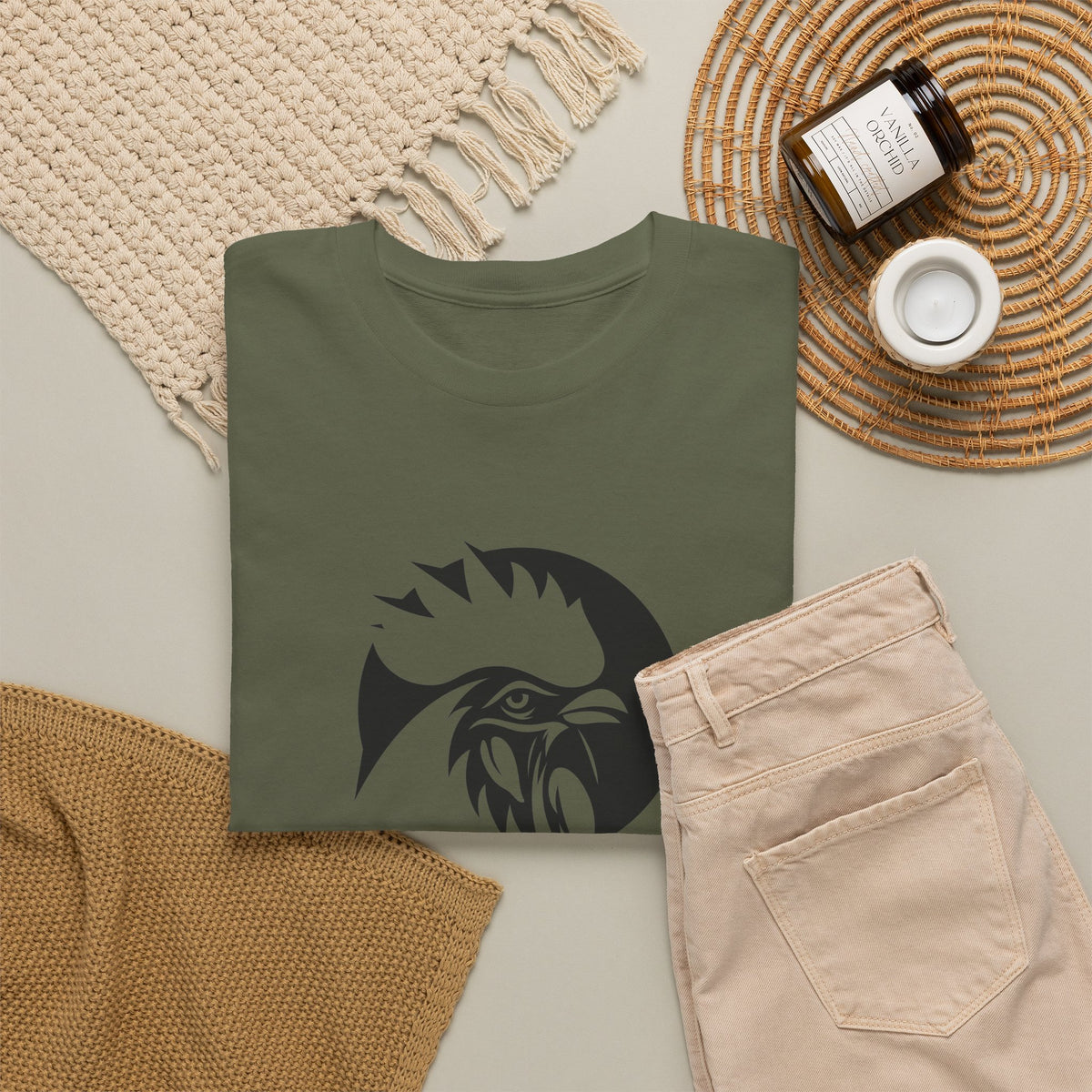 Nice Cock Rooster Graphic T-Shirt