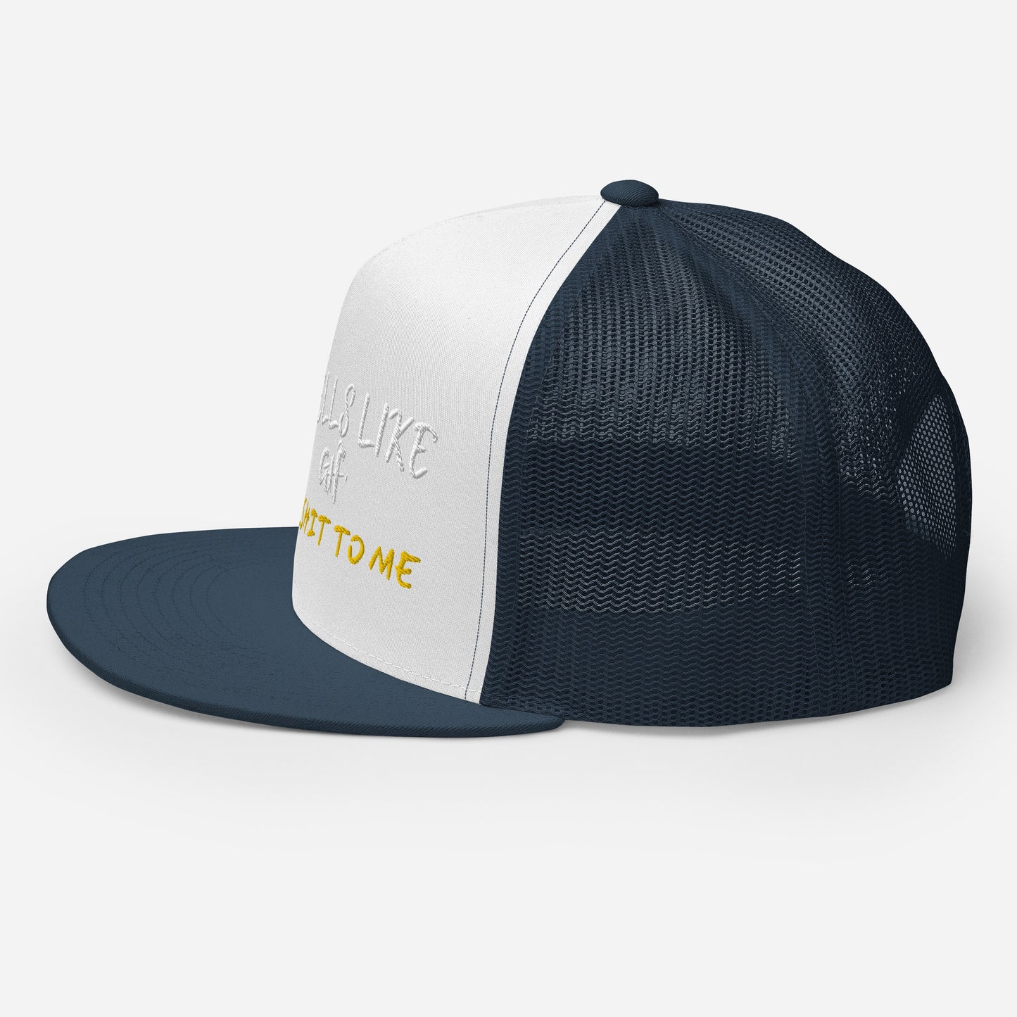 Funny Farming Trucker Cap Hat Smells like BS