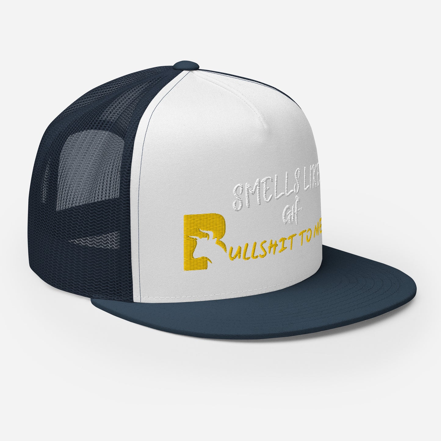 Funny Farming Trucker Cap Hat Smells like BS