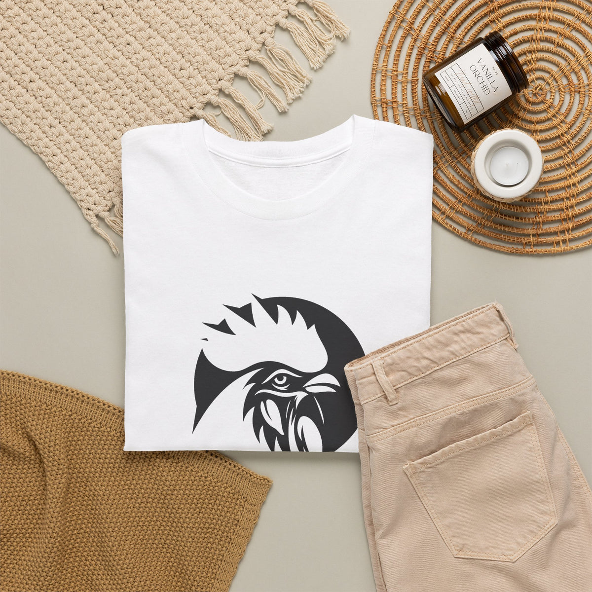 Nice Cock Rooster Graphic T-Shirt