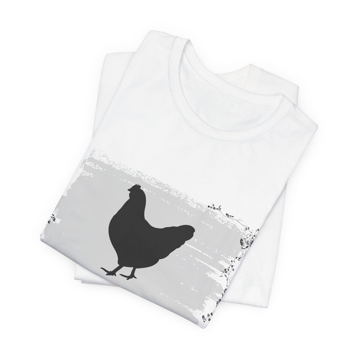 Chicken Silhouette Tee – "Cluck Around & Find Out" Funny Farm Shirt