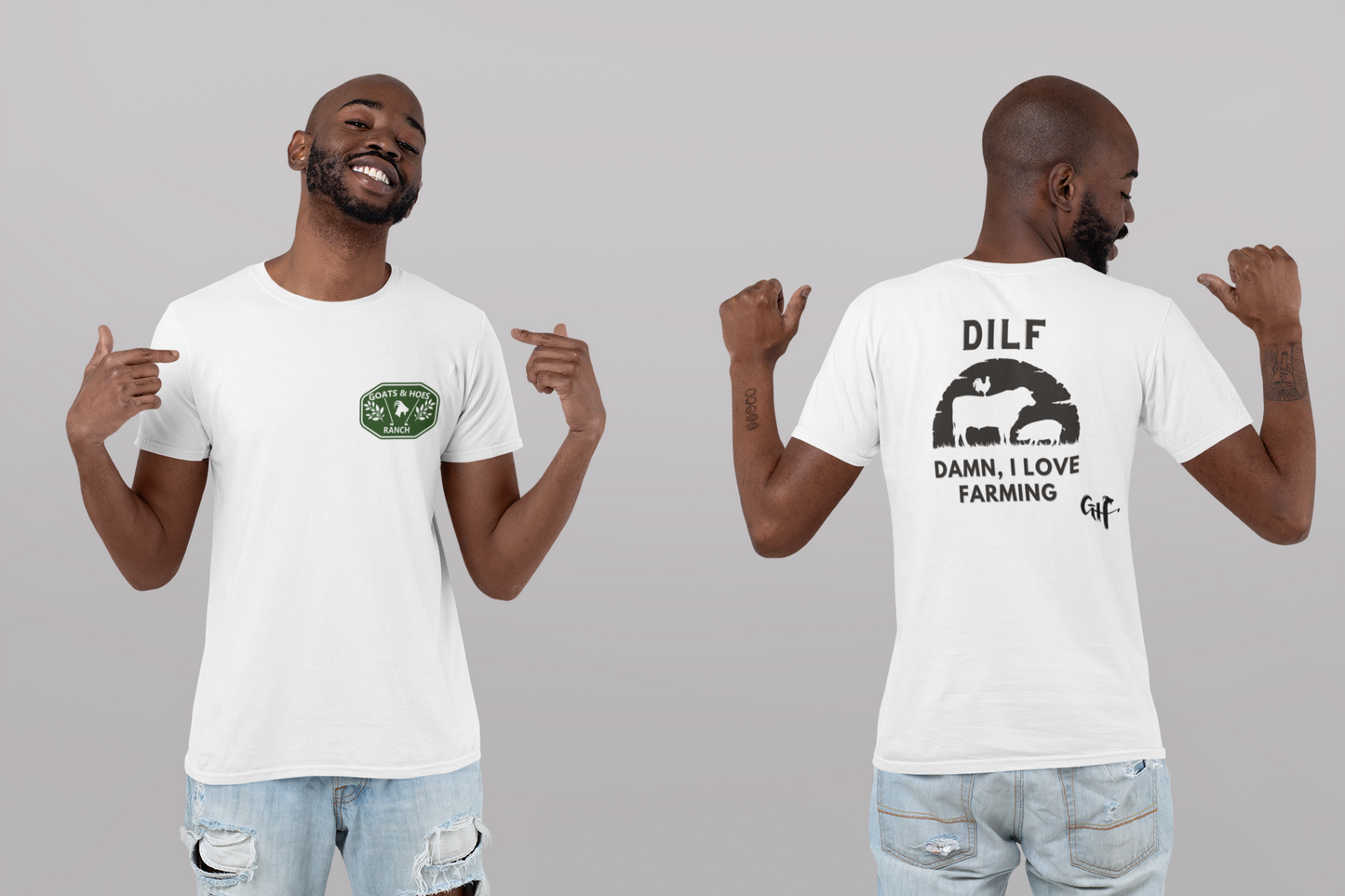 "DILF V2" Two Sided Unisex Softstyle T-Shirt